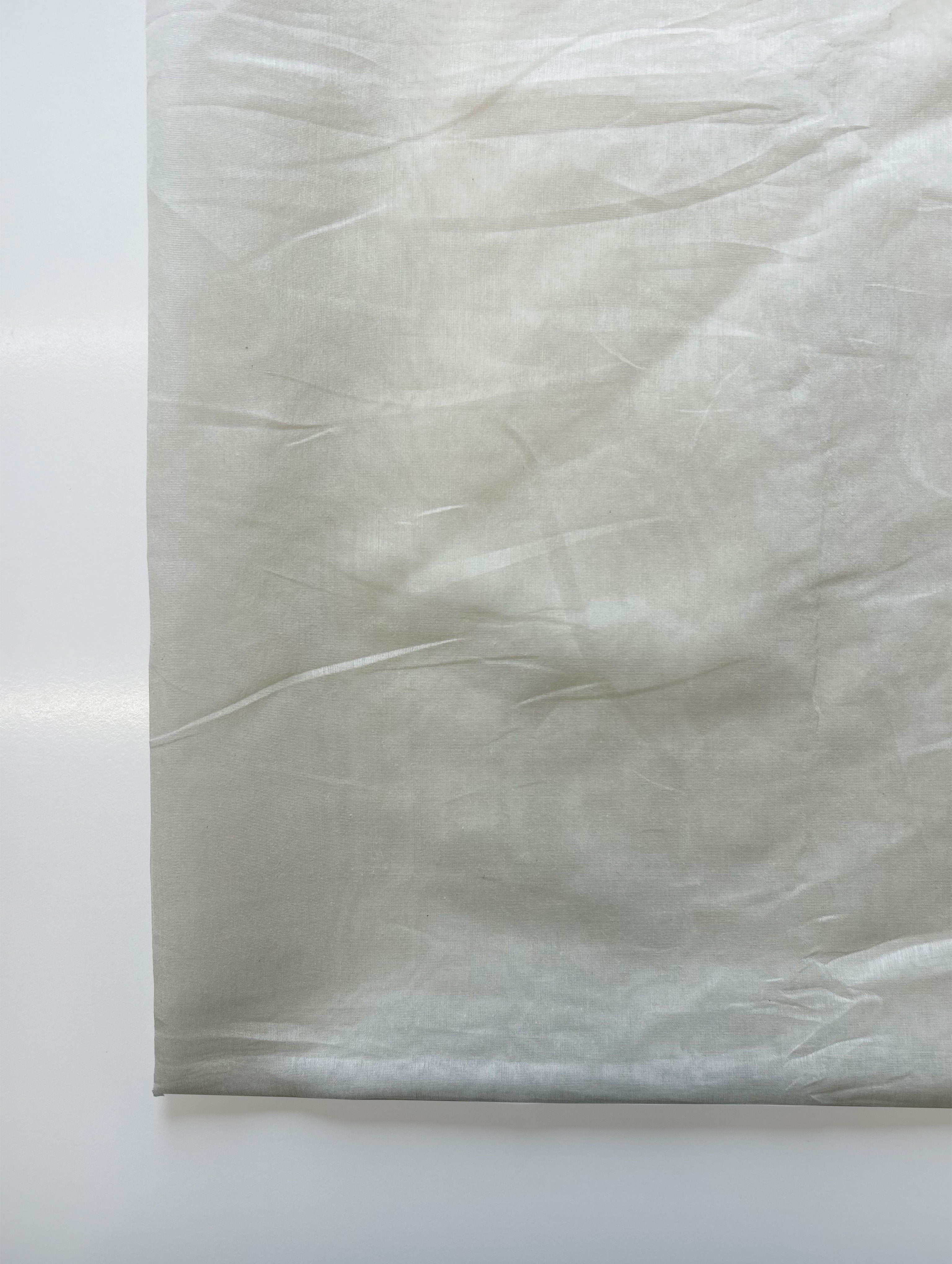 Natural 45 Gram Mercerized Cotton Chanderi Fabric