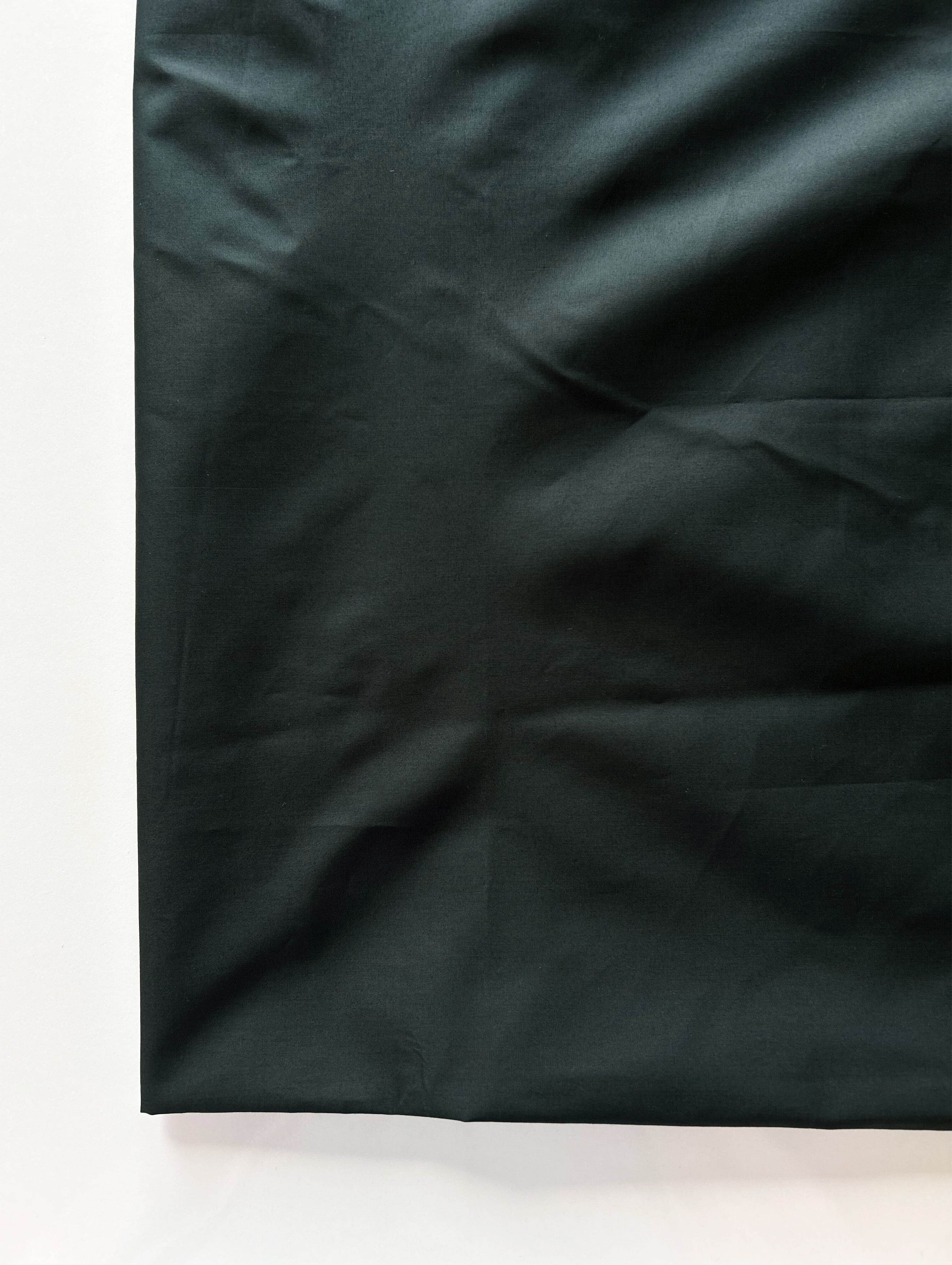 Dark Green 57% Cotton 43% Tencel Mill Dyed Fabric 56"