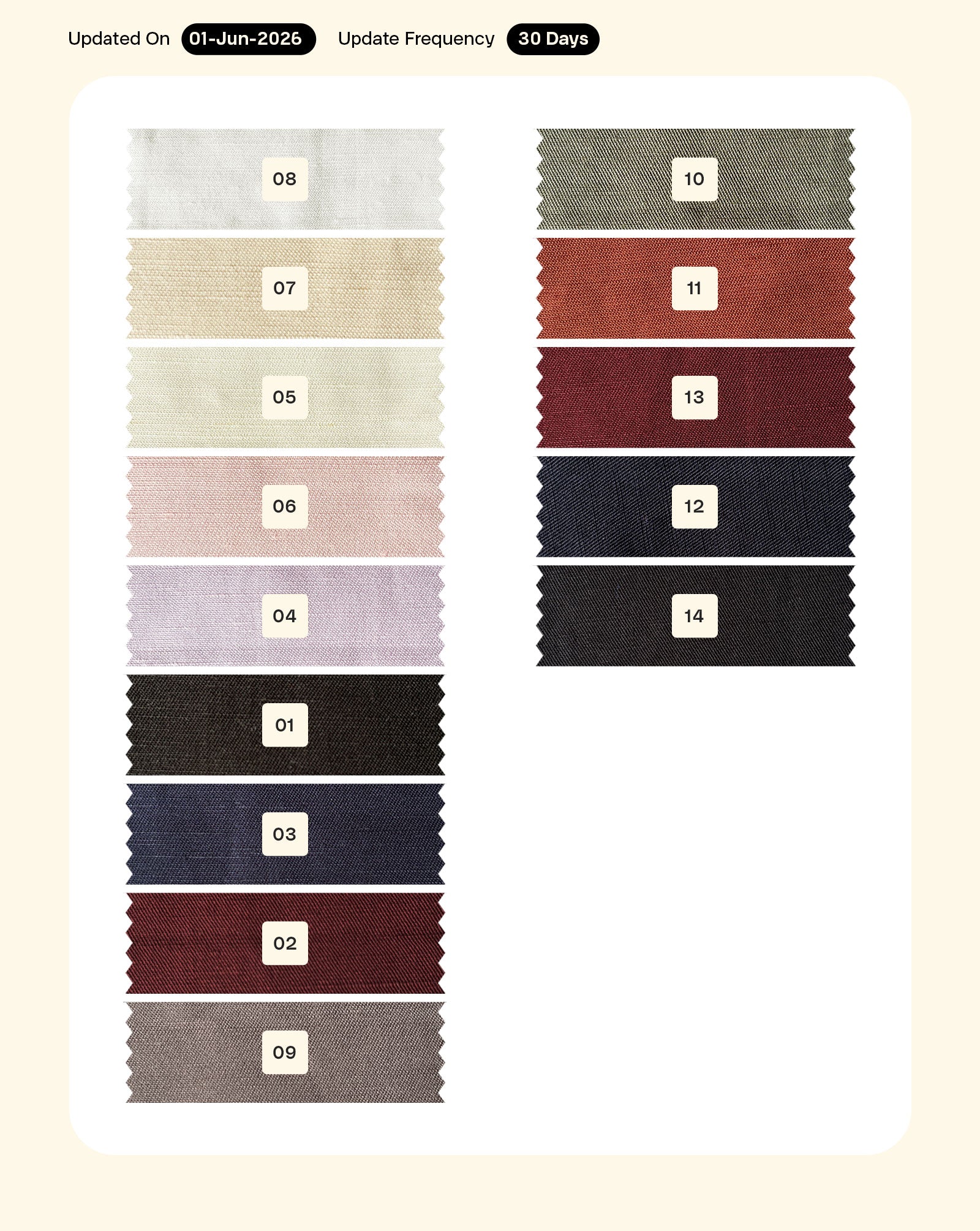 Modal Linen Plain Mill Dyed Fabric 58"