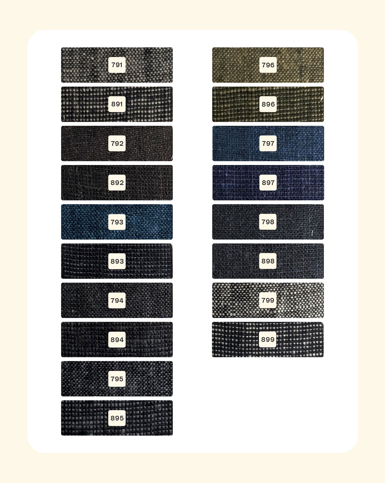 25 Lea Suiting Linen Dark Yarn Dyed Fabric 58"