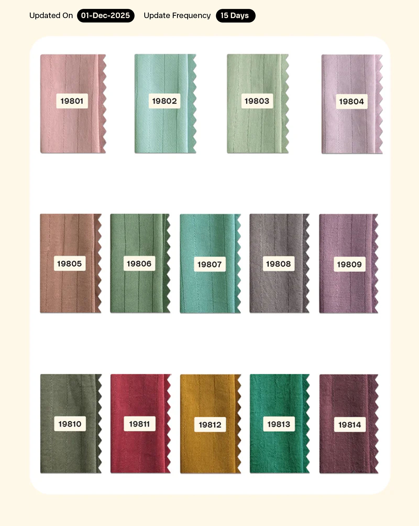 Stripes Poly Satin Fabric - 10 kg