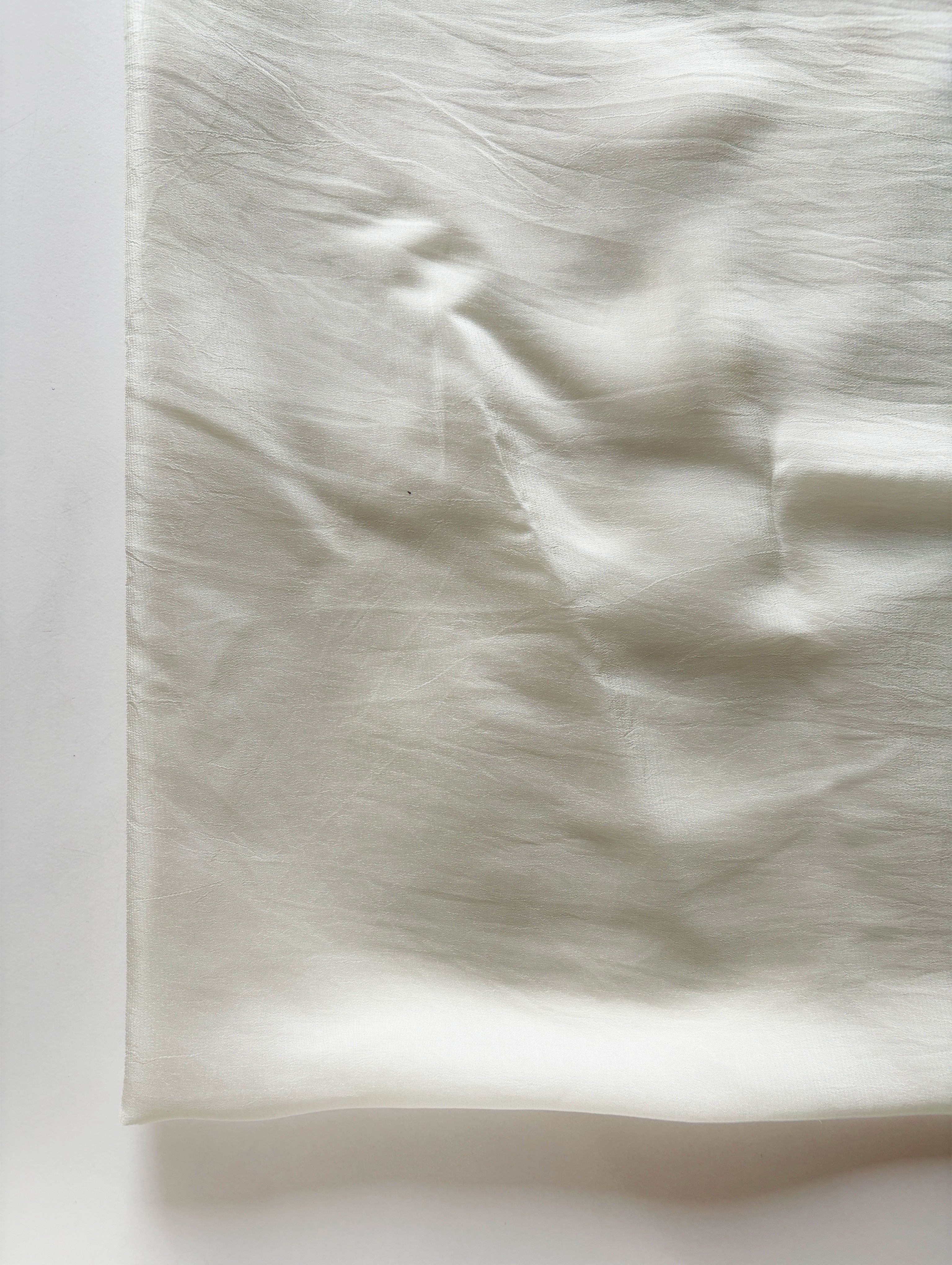 Bemberg Natural Crepe Fabric 56" - ( Swatch 10x12" )