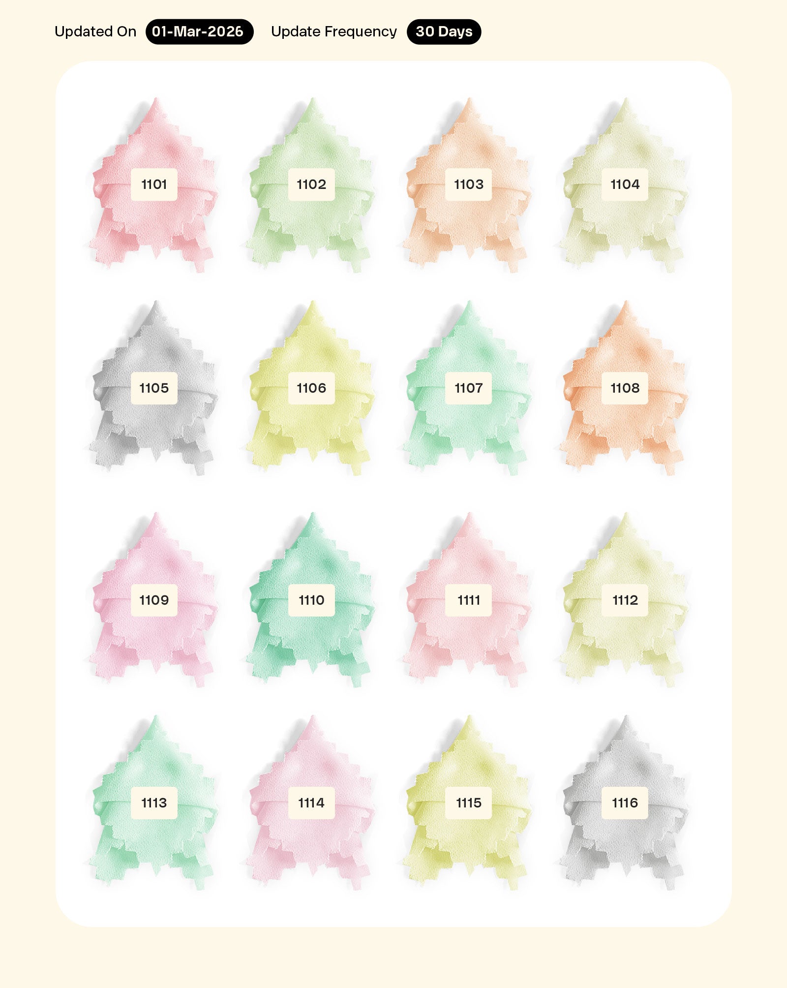 Poly Faux Georgette Mill Dyed Fabric - 7 kg