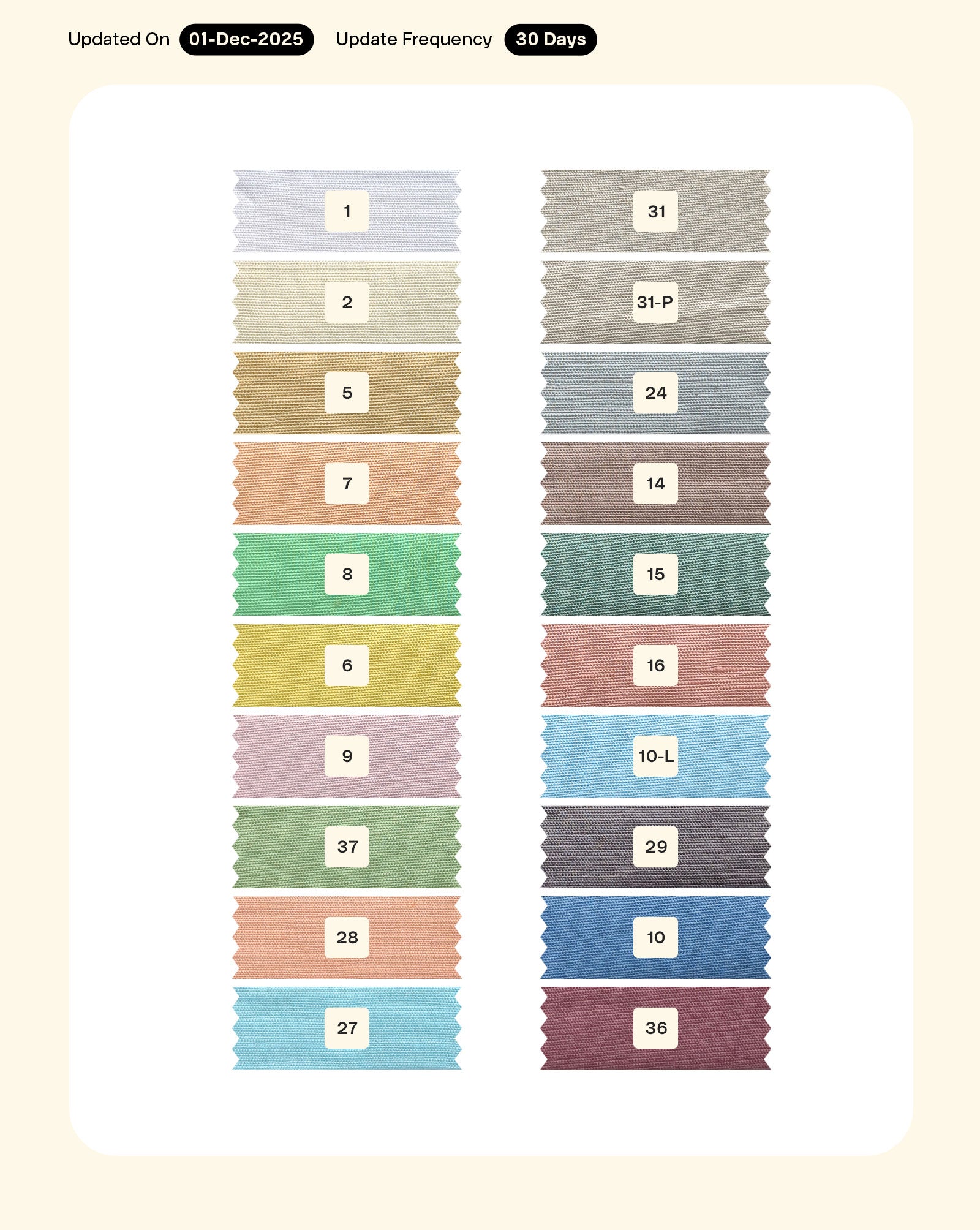 70% Cotton 30% Linen Mill Dyed Fabric 58"