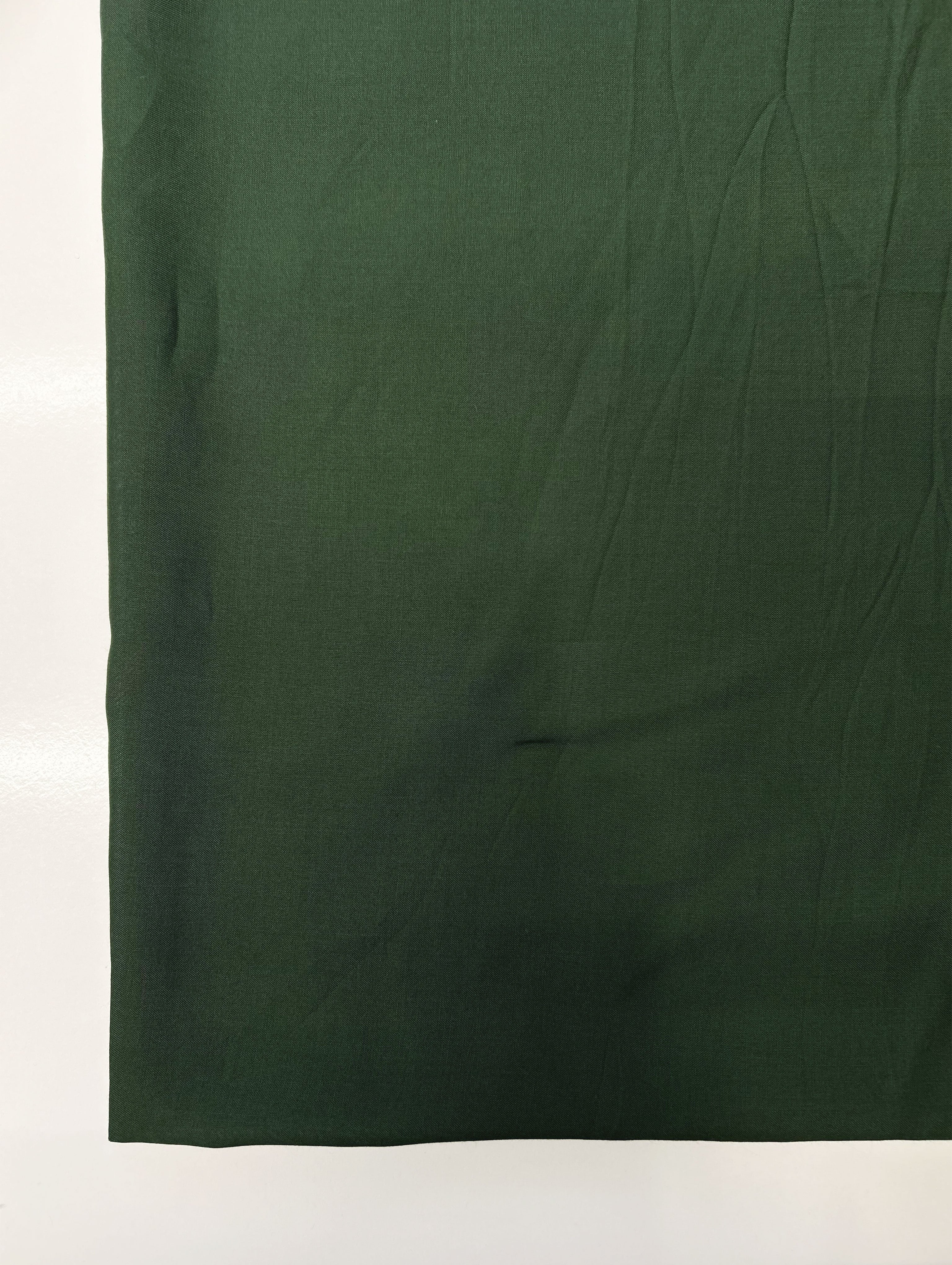 Green 60s Modal Plain Mill Dyed Fabric 58"
