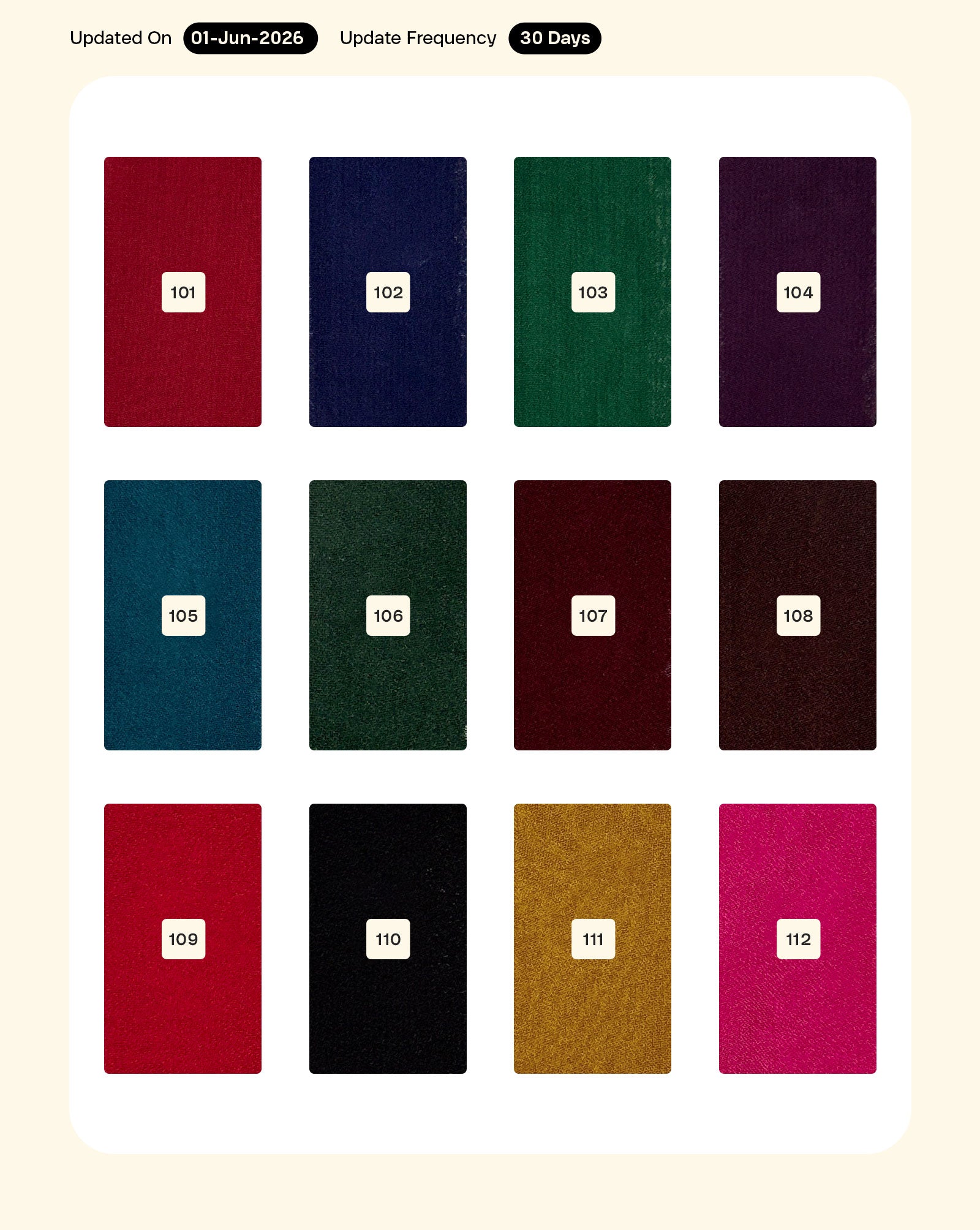 Viscose Georgette Mill Dyed Fabric 44"