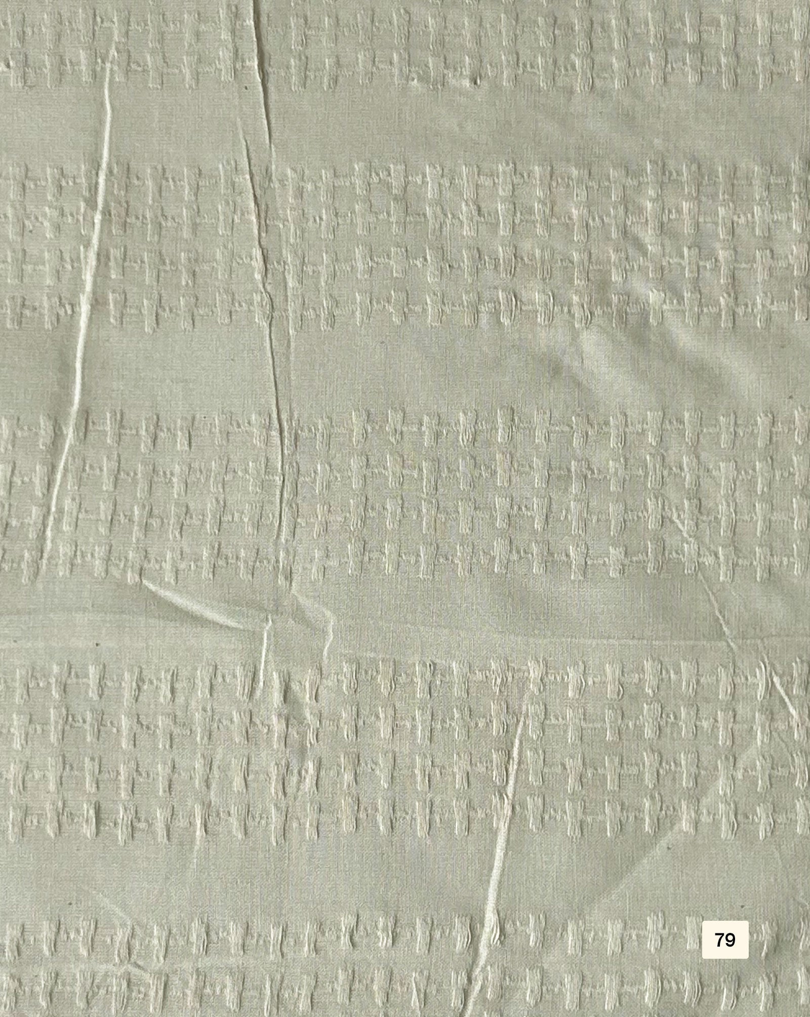 Greige Cotton Dobby fabric 48"