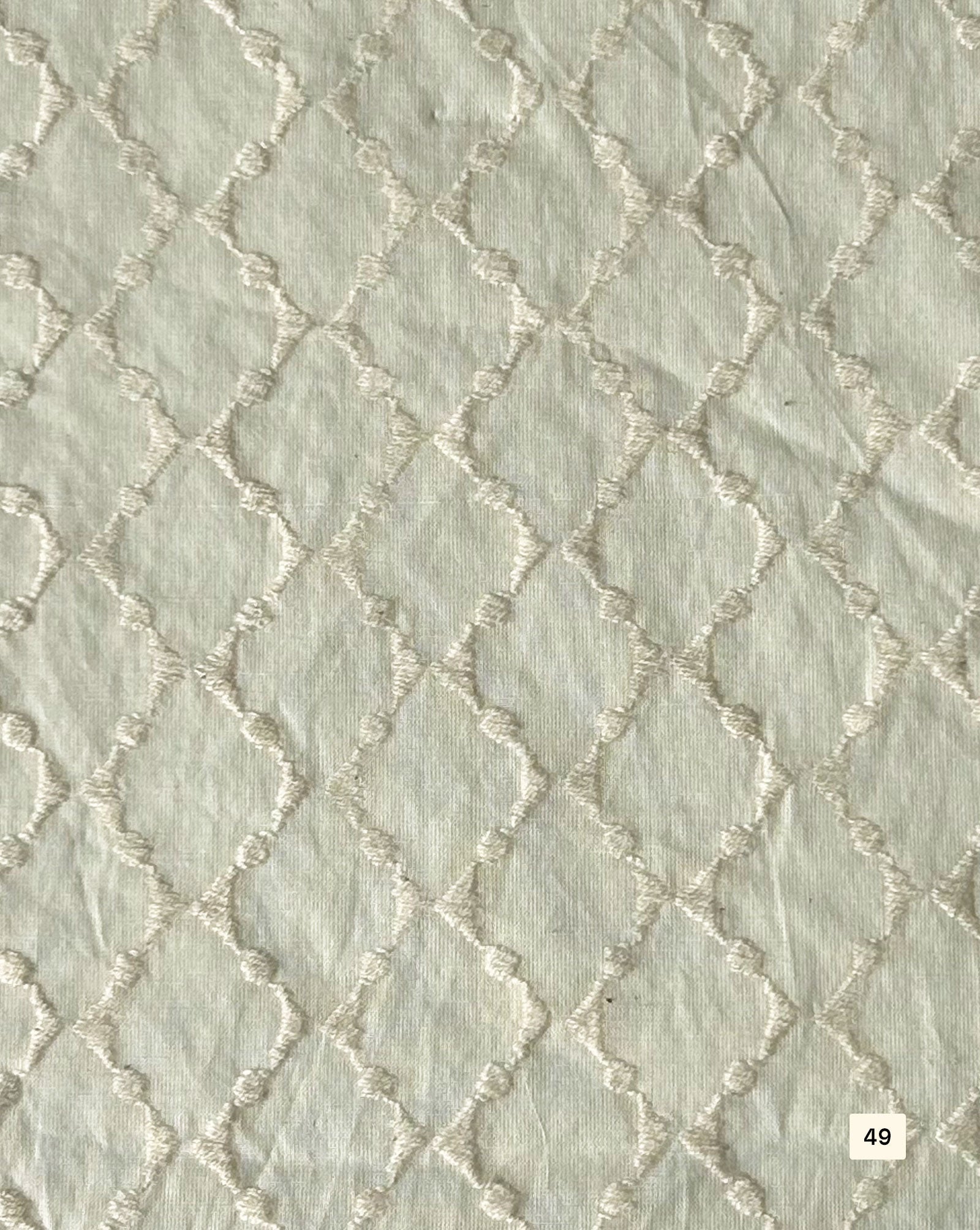 Greige Cotton Dobby fabric 48"