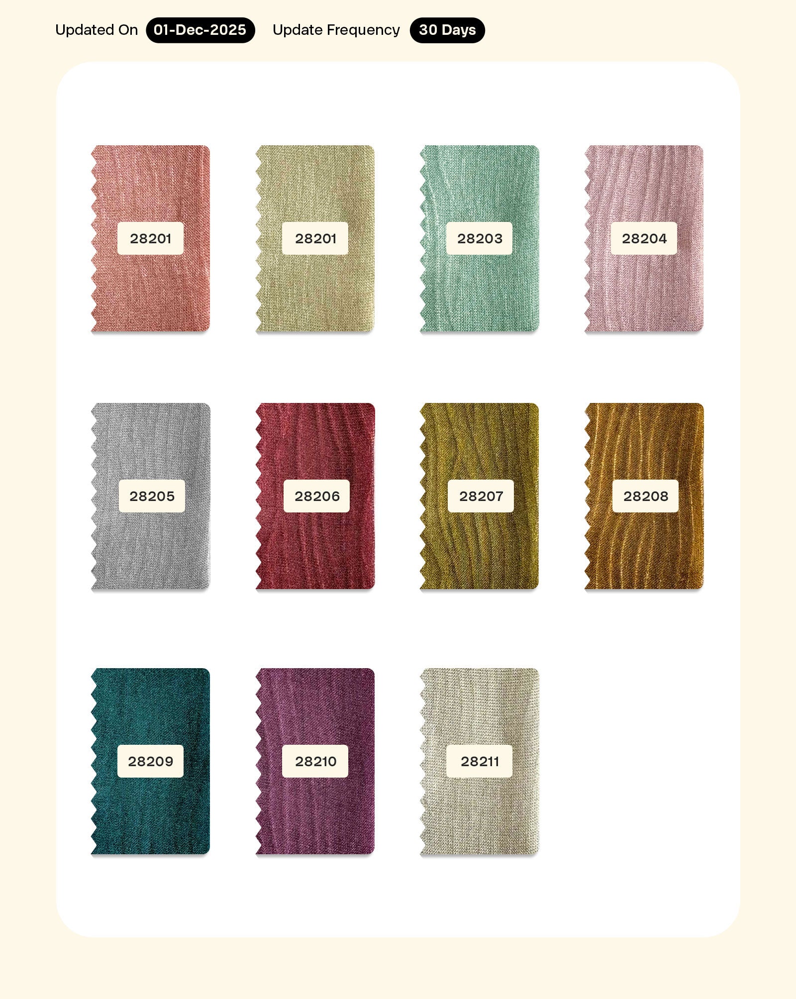 Crushed Gold Tissue Viscose Fabric - 14 kg