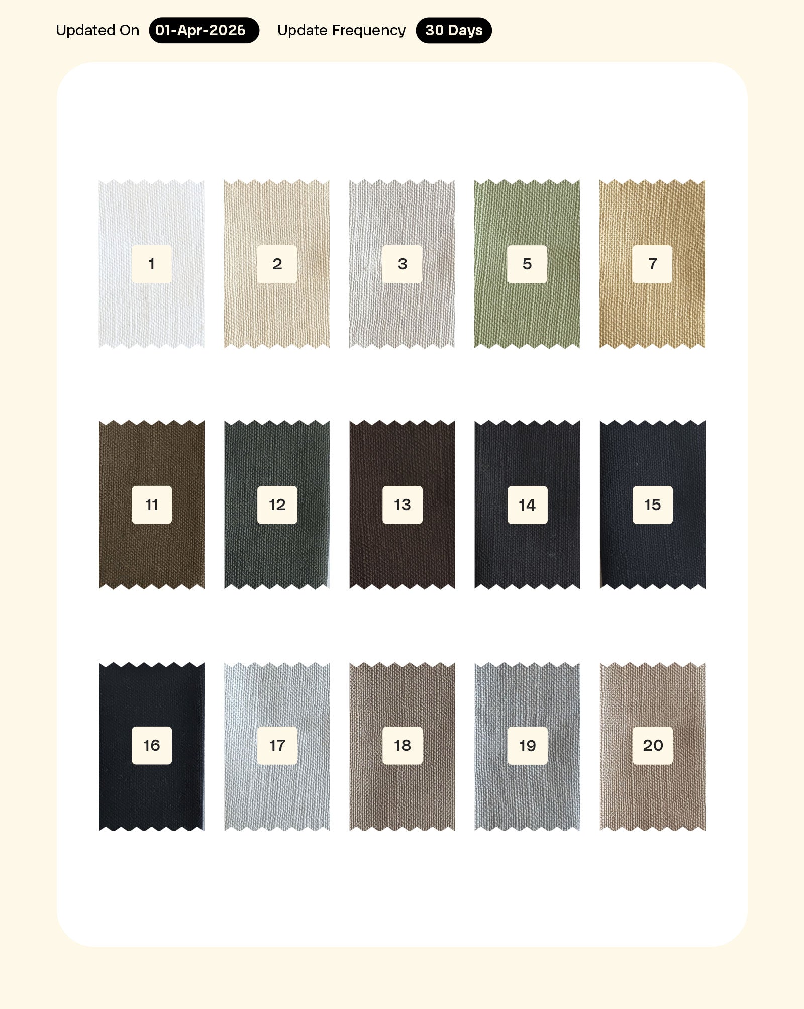 Cotton Linen Lycra Mill Dyed Fabric 54"