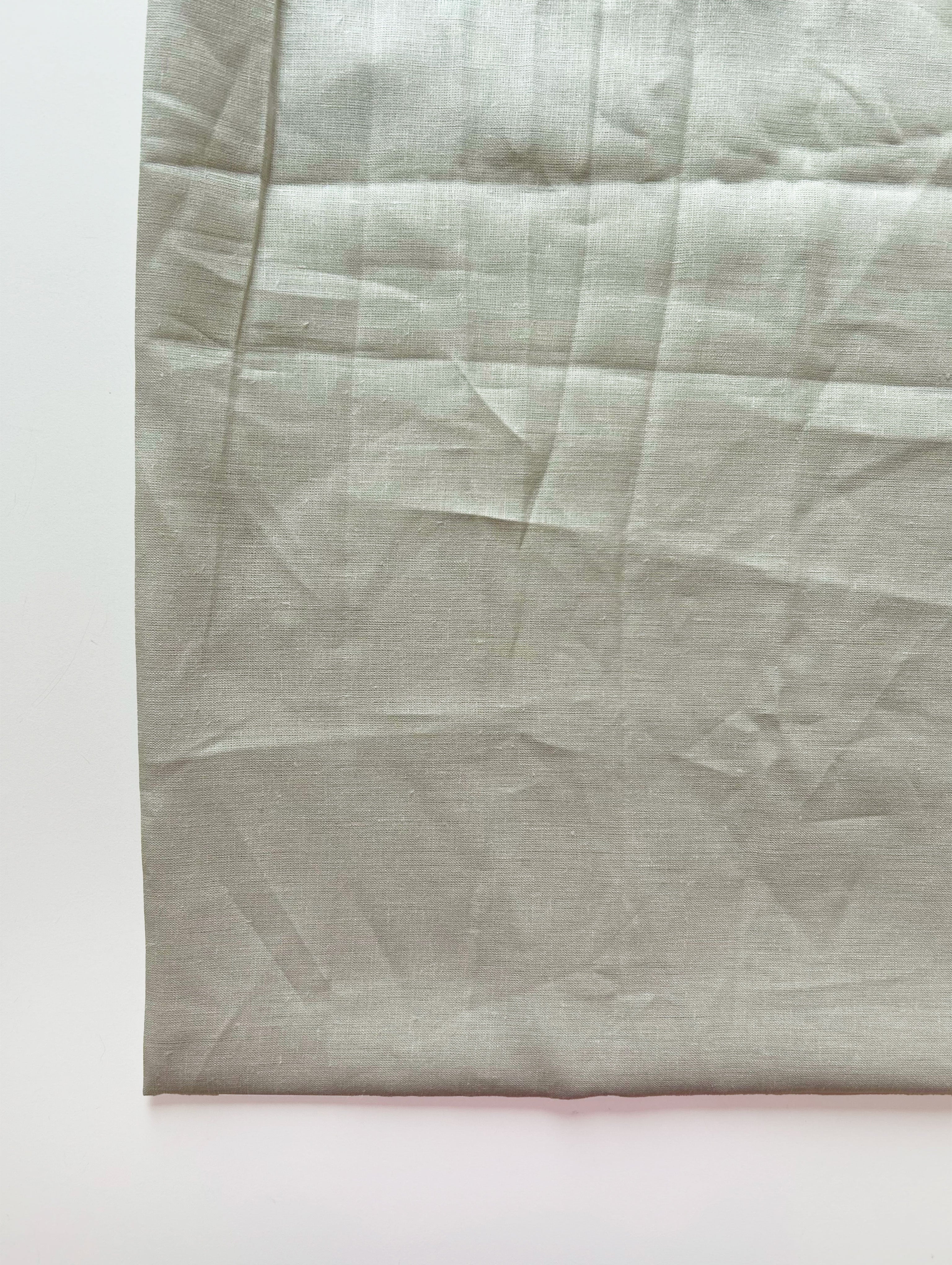 Light Grey Dyed 60 Lea Pure Linen Mill Dyed Fabric 58"