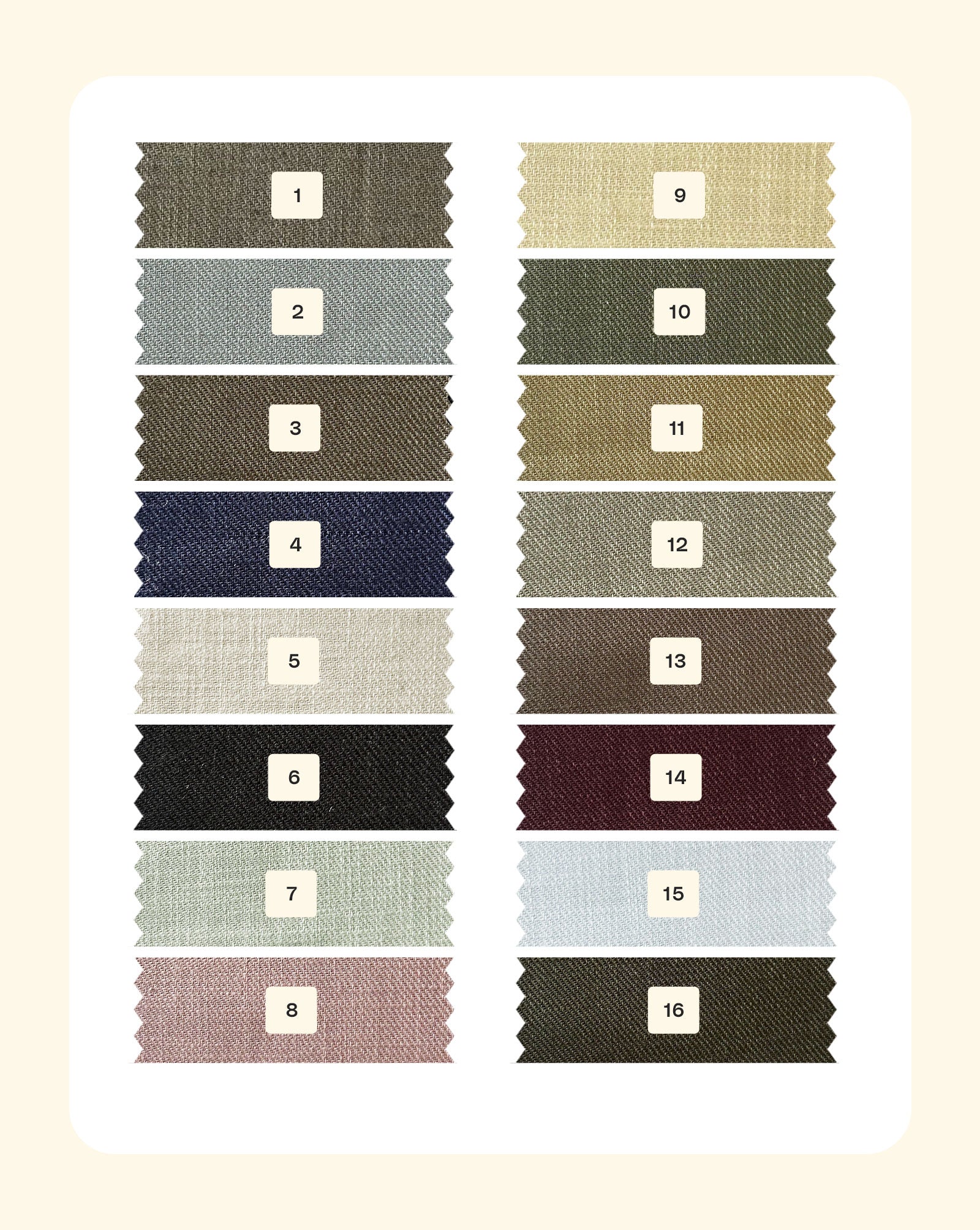 16s Double Sided Cotton Slub Twill Mill Dyed Fabric 57"