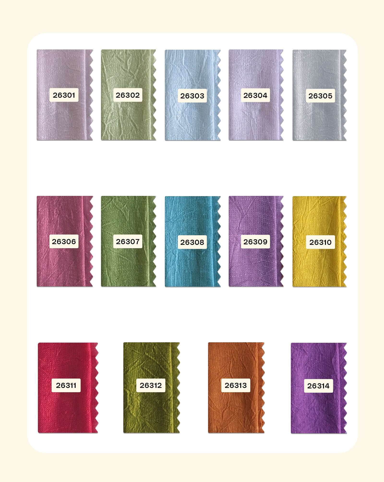 Poly Crushed Fabric - 9.5 kg