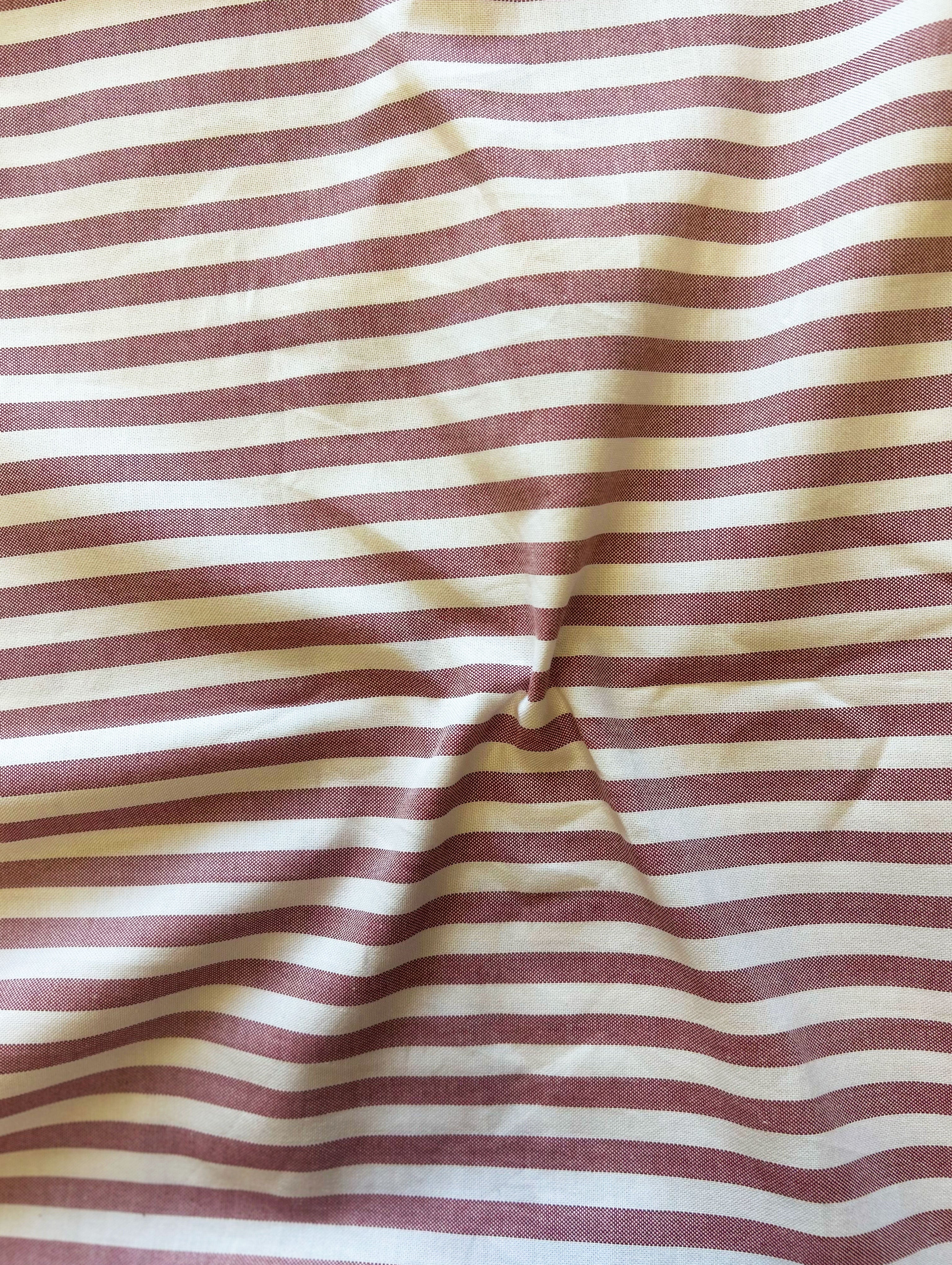 Red Soft Cotton Lining Yarn Dyed Fabric 57"