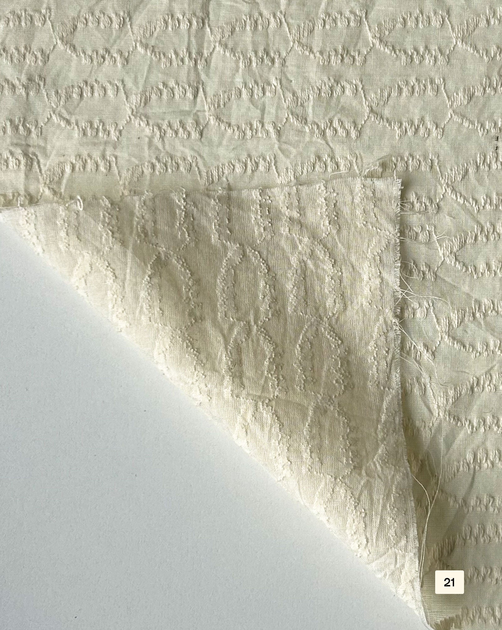 Greige Cotton Dobby fabric 48"