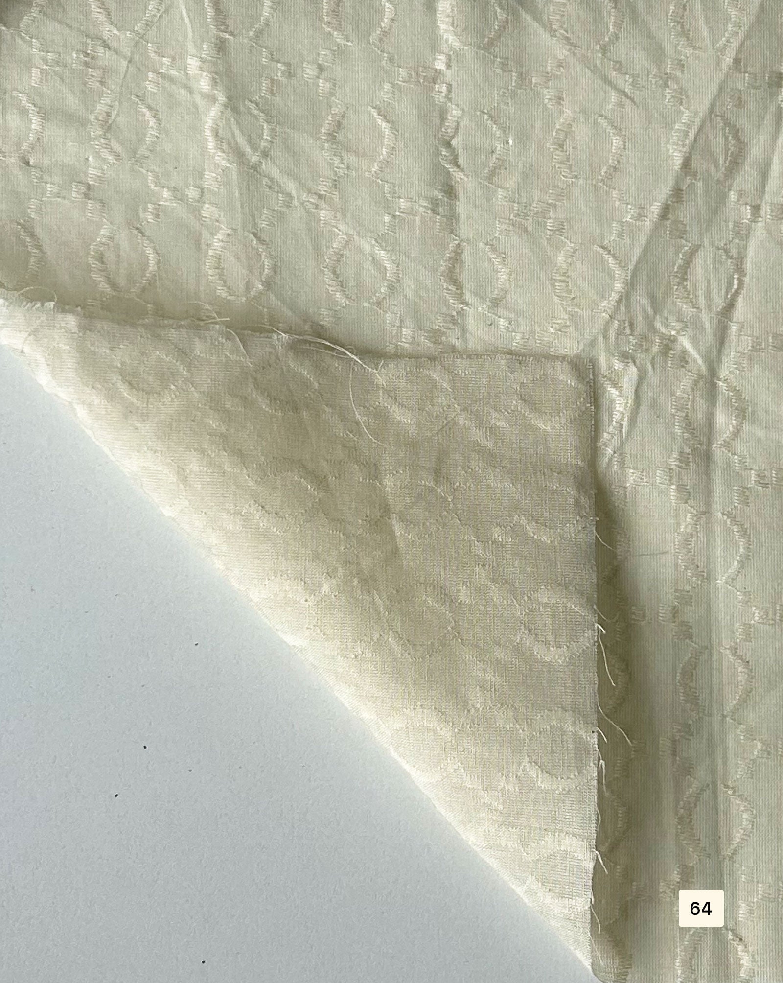 Greige Cotton Dobby fabric 48"