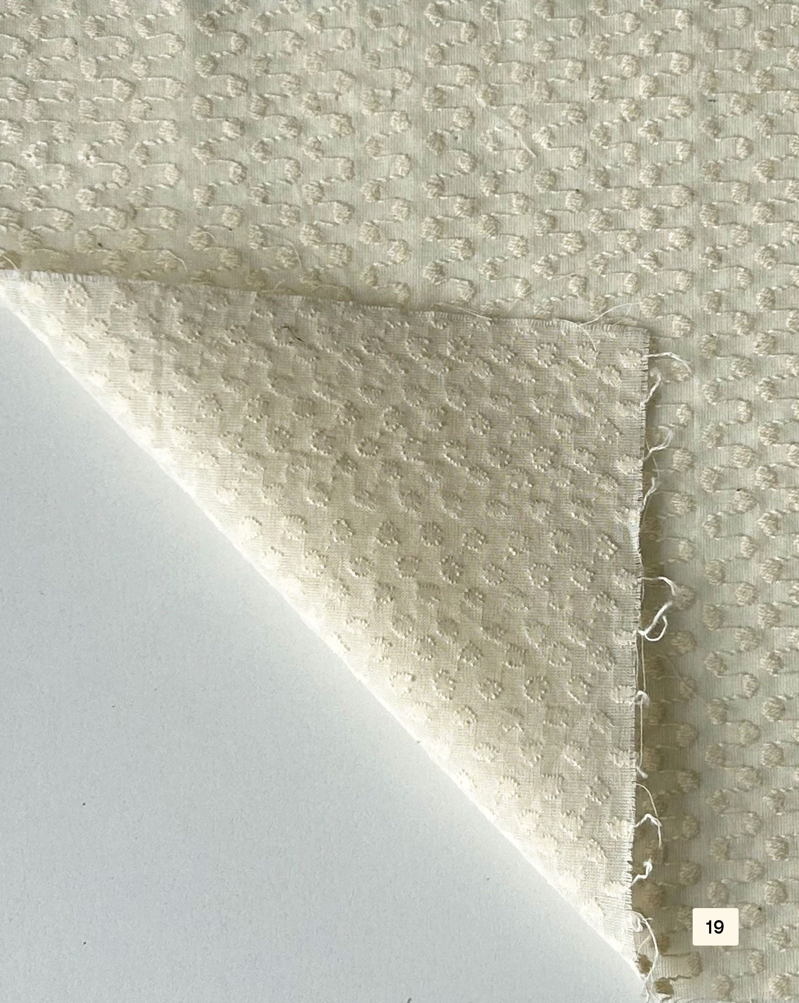 Greige Cotton Dobby fabric 48"