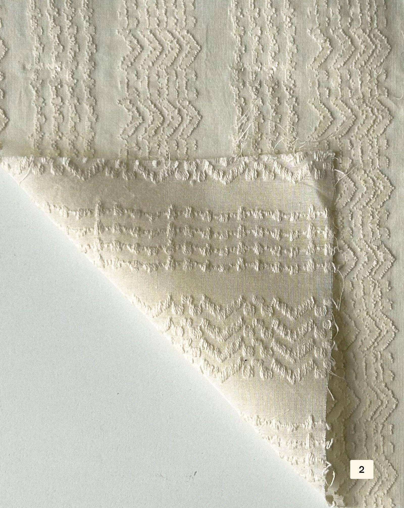 Greige Cotton Dobby fabric 48"