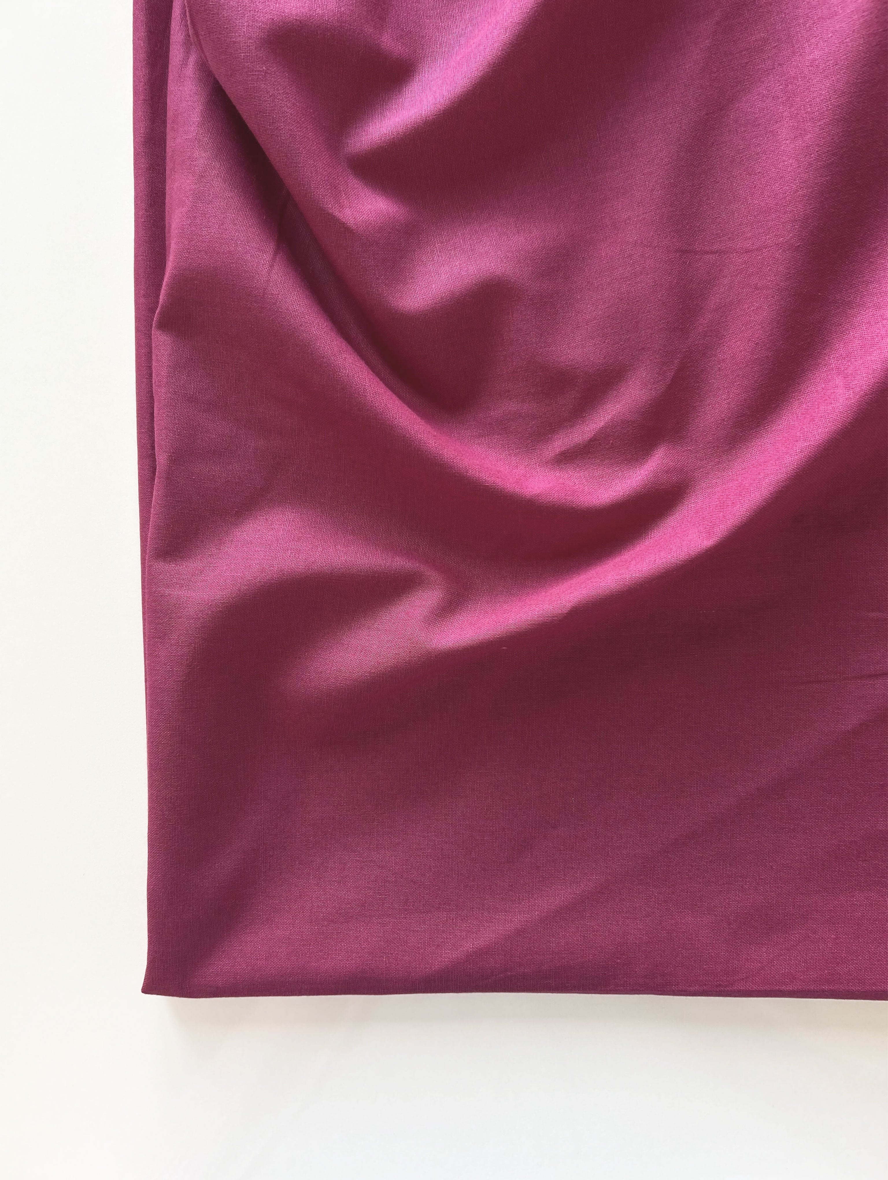 Fuchsia 20s Cotton Sheeting Mill Dyed Fabric 56"