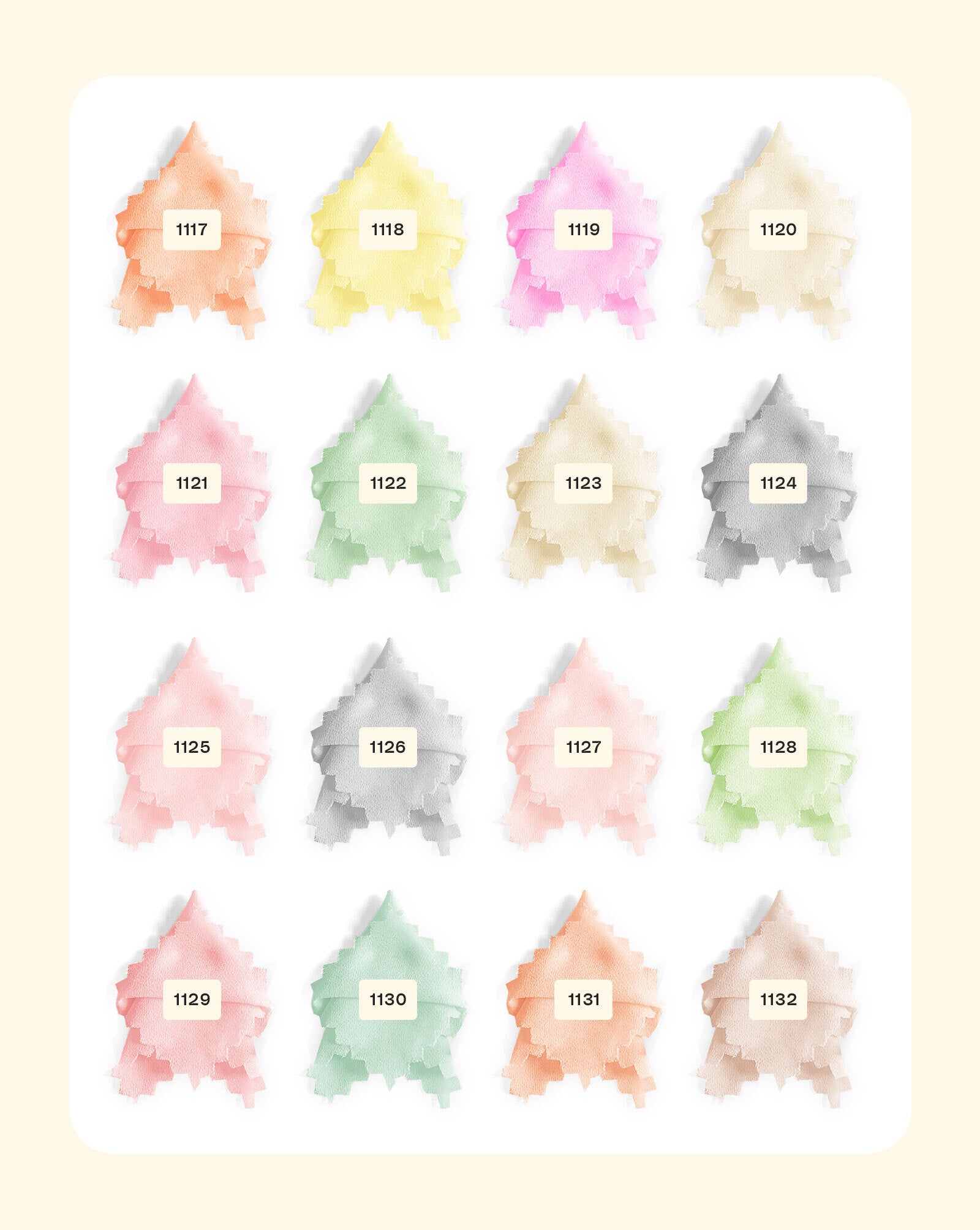 Poly Faux Georgette Mill Dyed Fabric - 7 kg