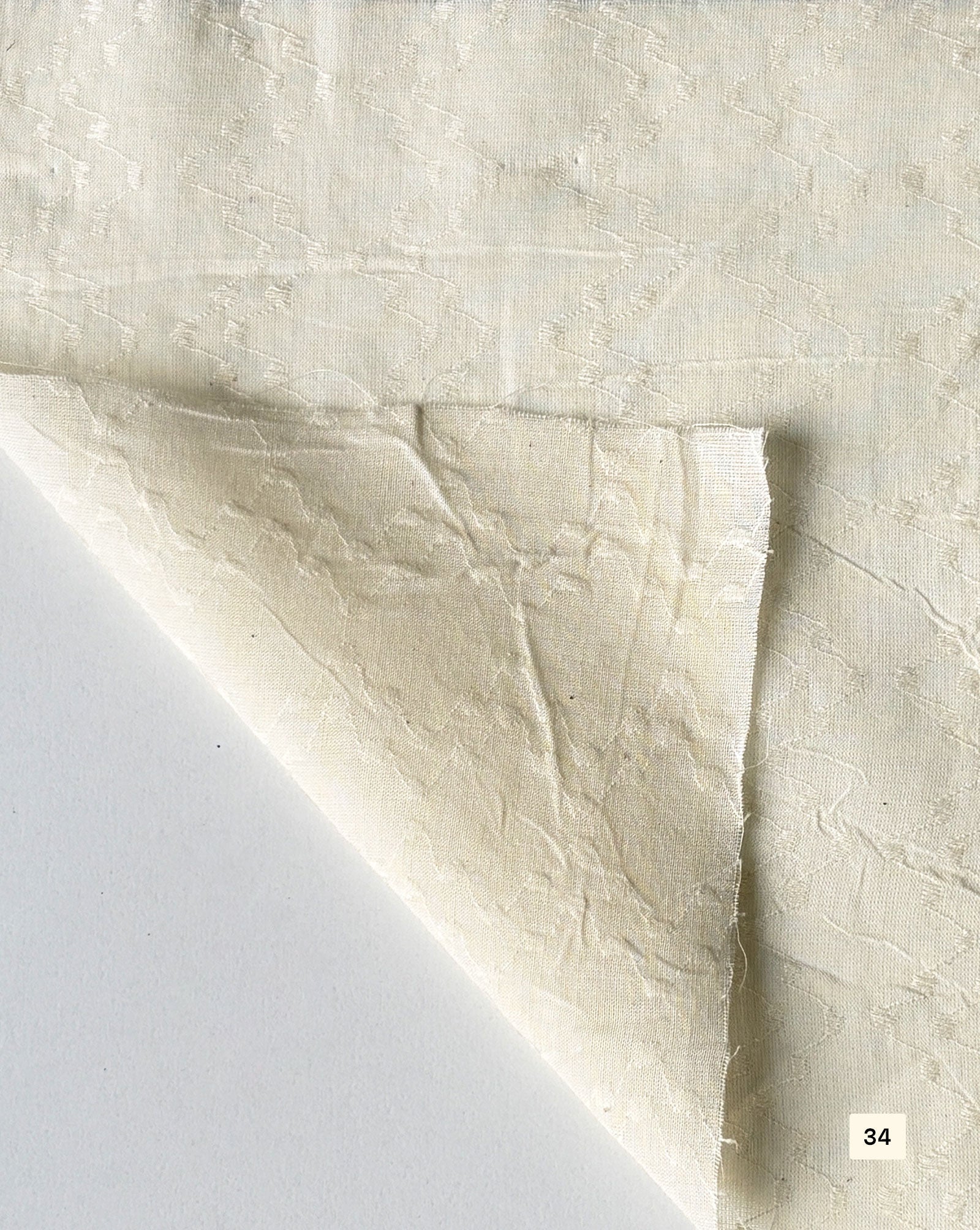 Greige Cotton Dobby fabric 48"