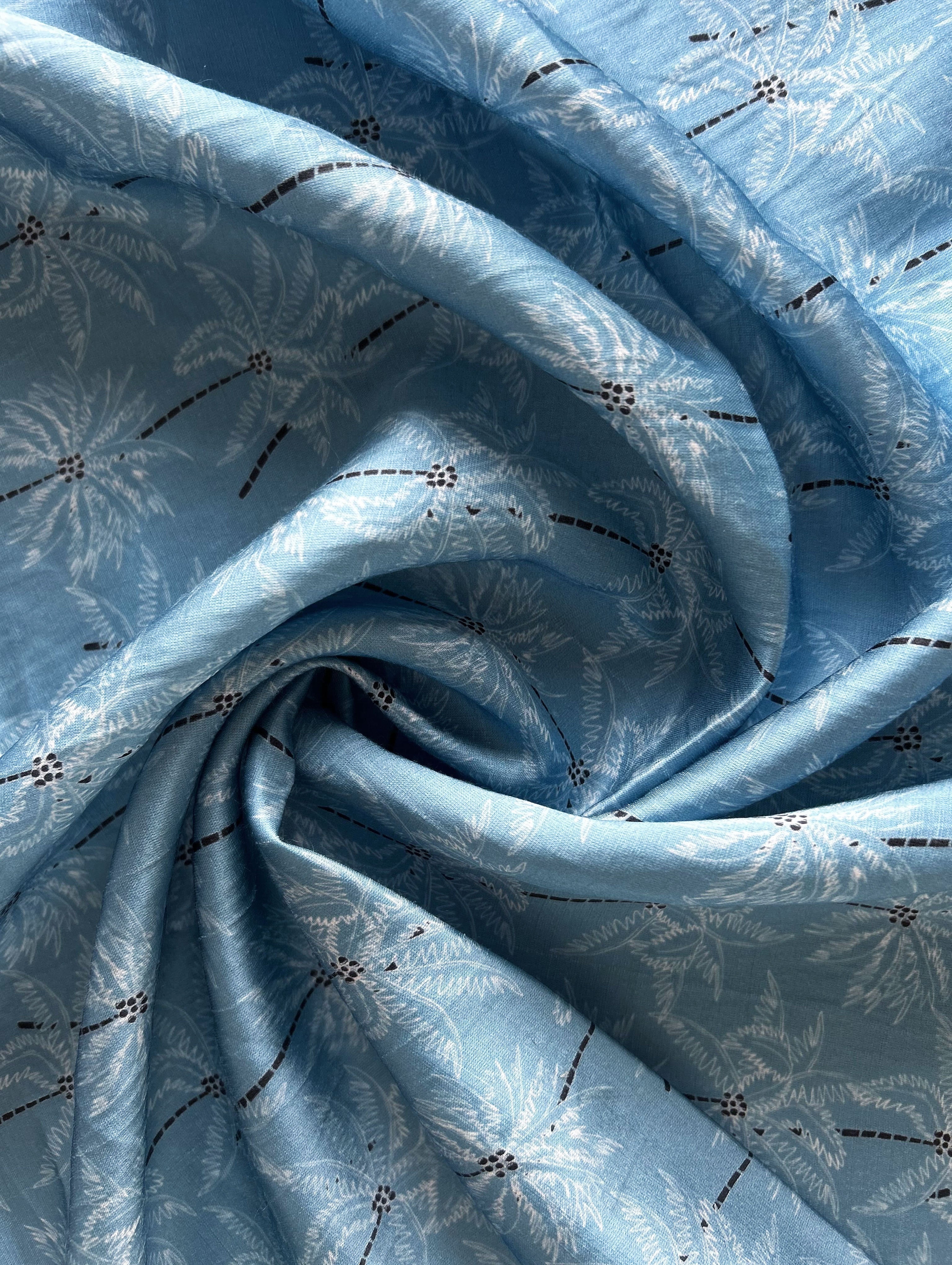 Digital Print 140 Gram VFY x Linen Satin Fabric