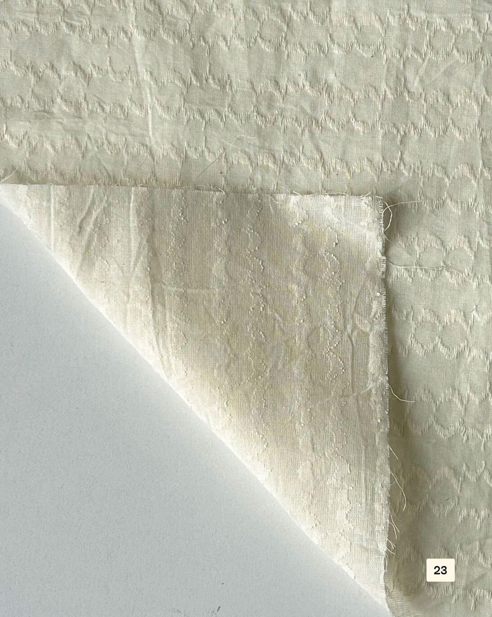 Greige Cotton Dobby fabric 48"
