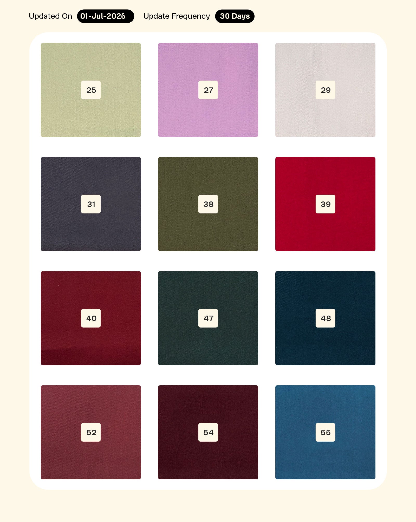 Cotton Satin Poly Lycra Mill Dyed Fabric 54"