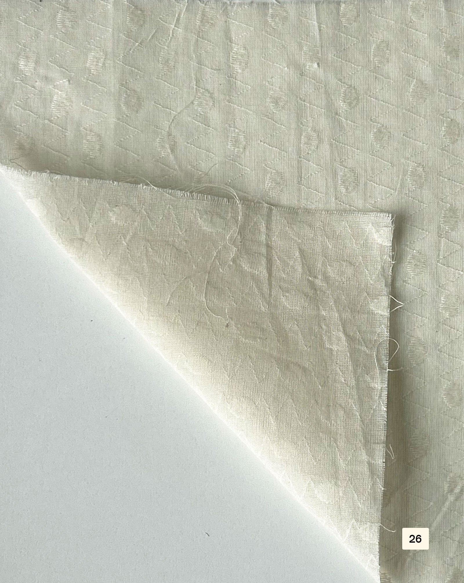 Greige Cotton Dobby fabric 48"
