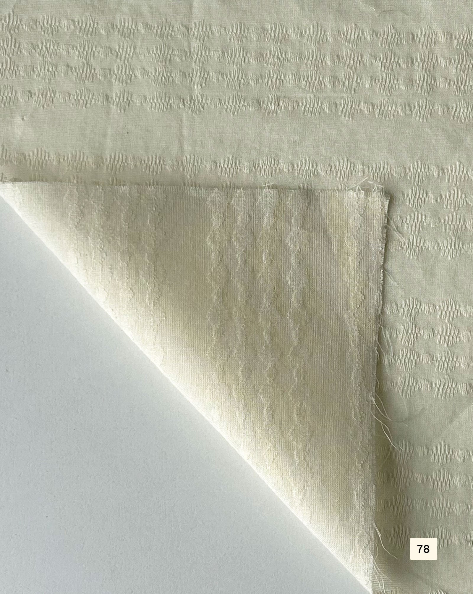 Greige Cotton Dobby fabric 48"