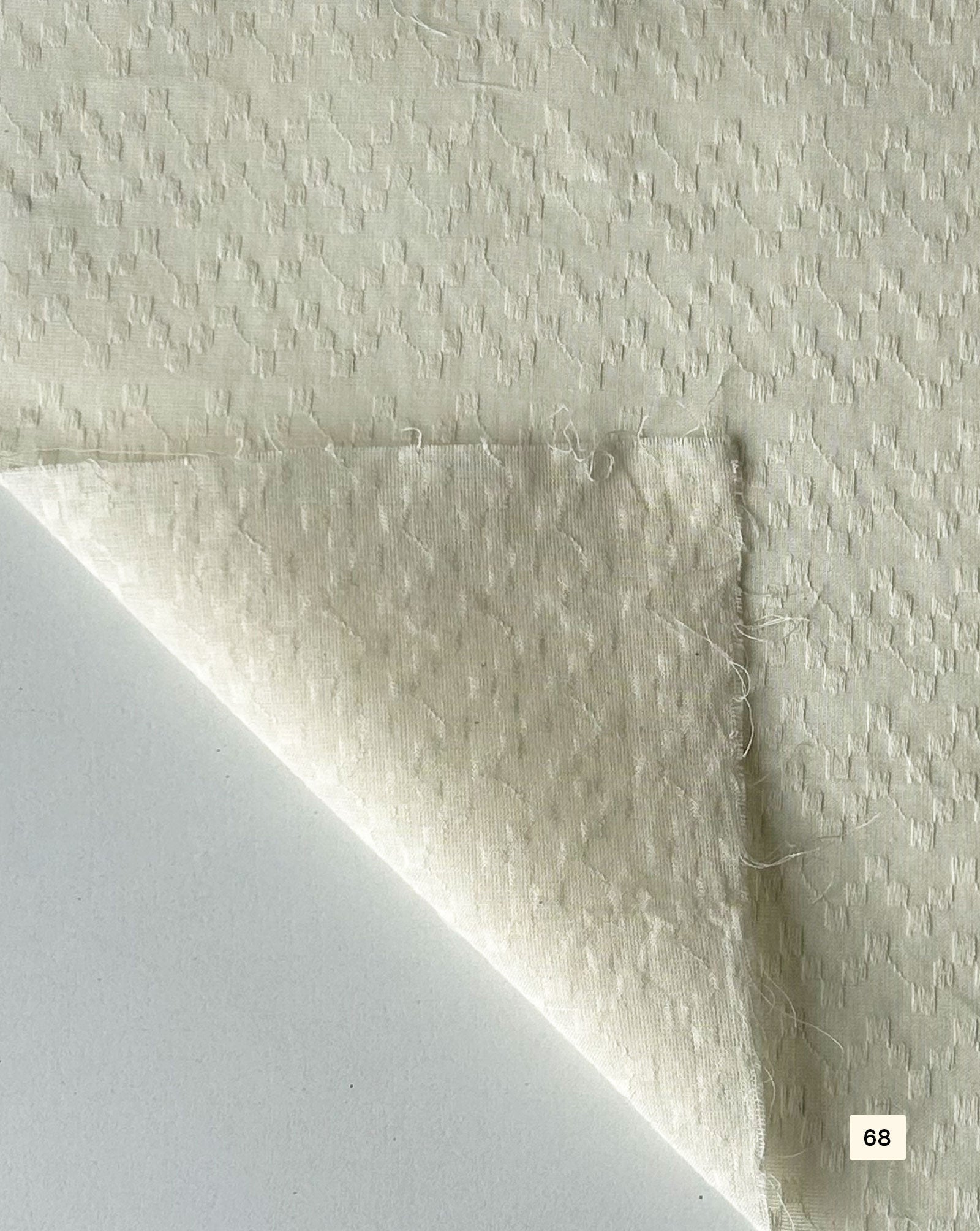Greige Cotton Dobby fabric 48"