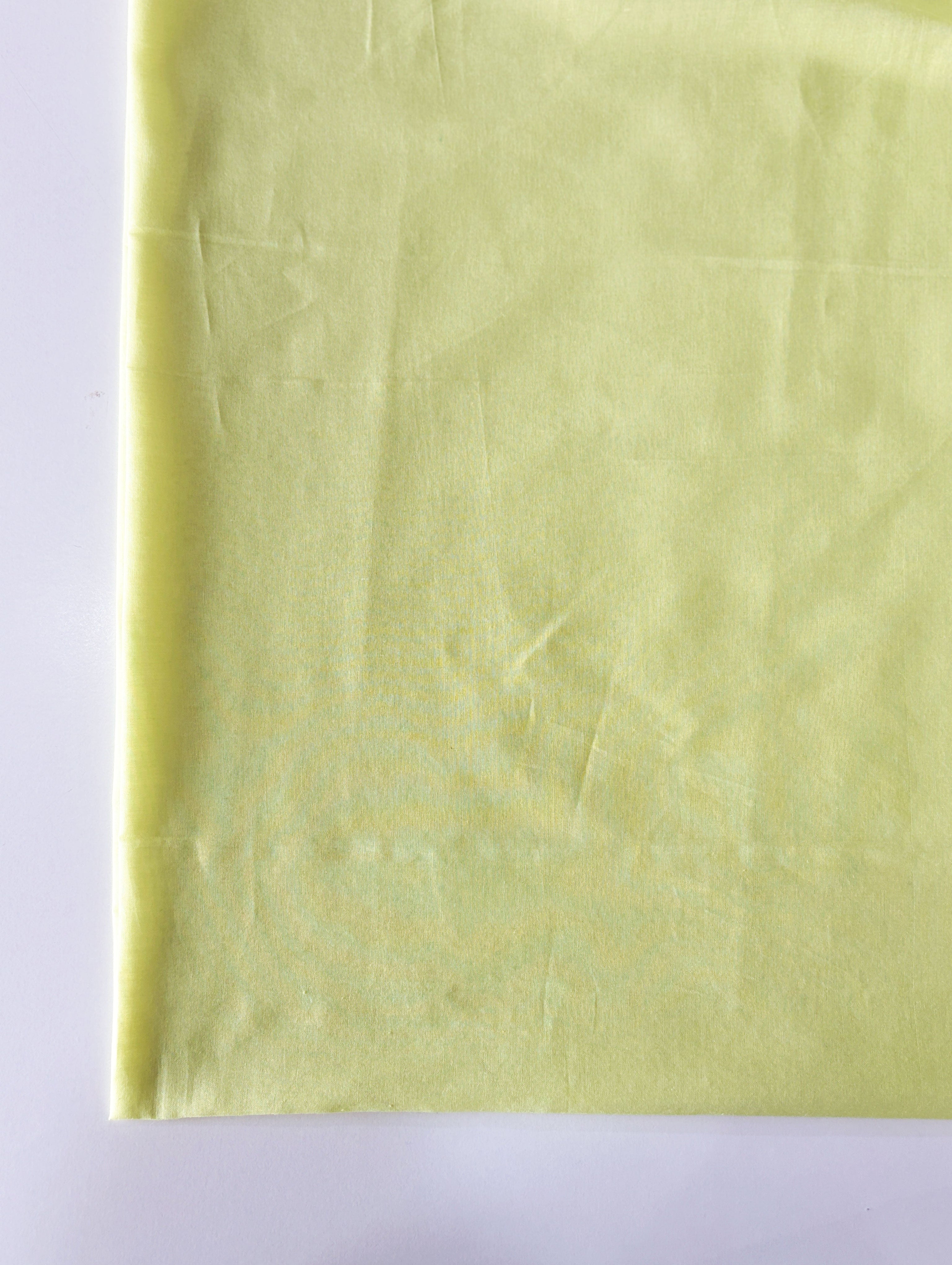 Light Green 60s Cotton Cambric Mill Dyed Fabric