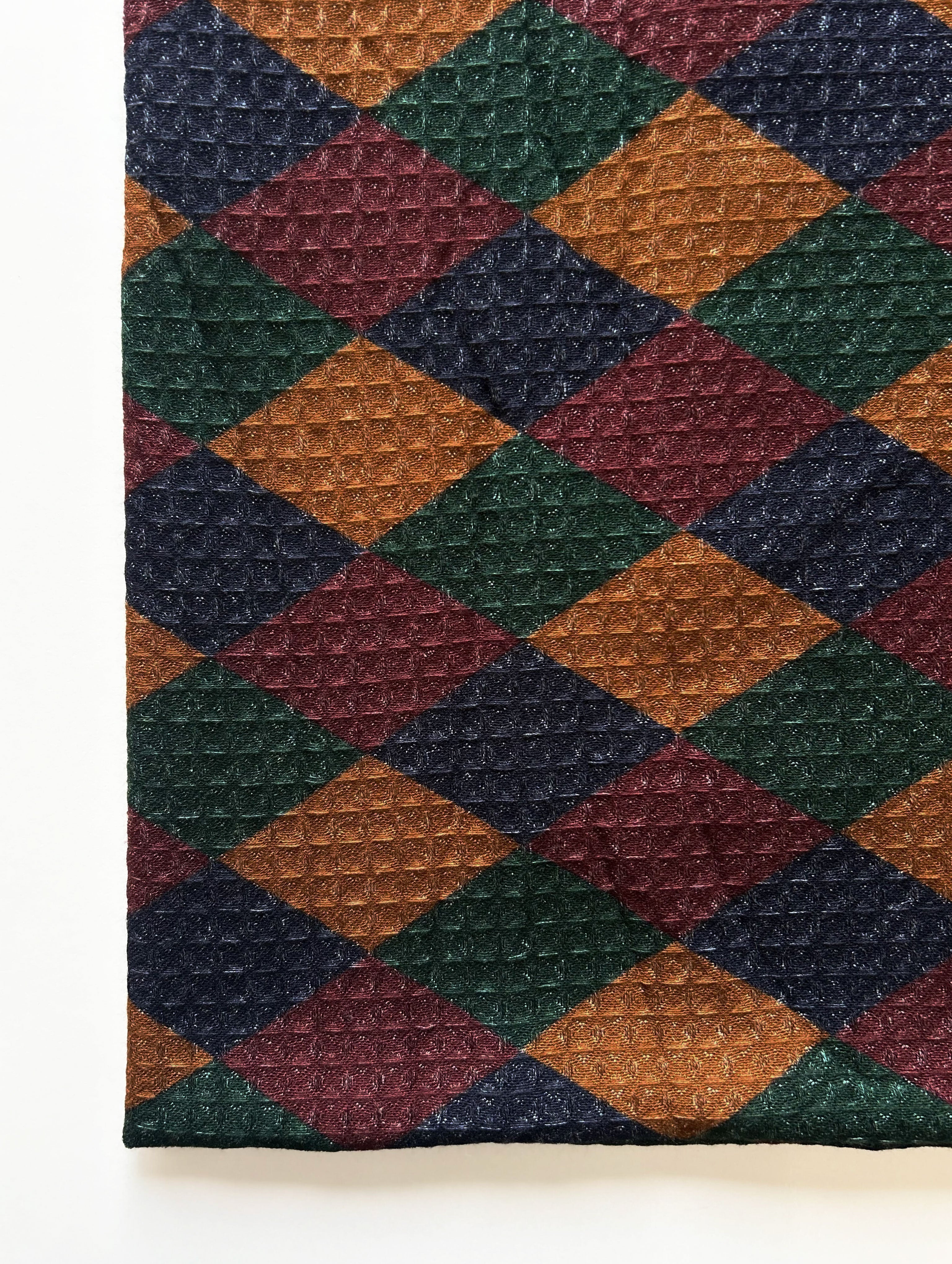 Digital Print Cotton Bamboo Waffle Fabric 60"