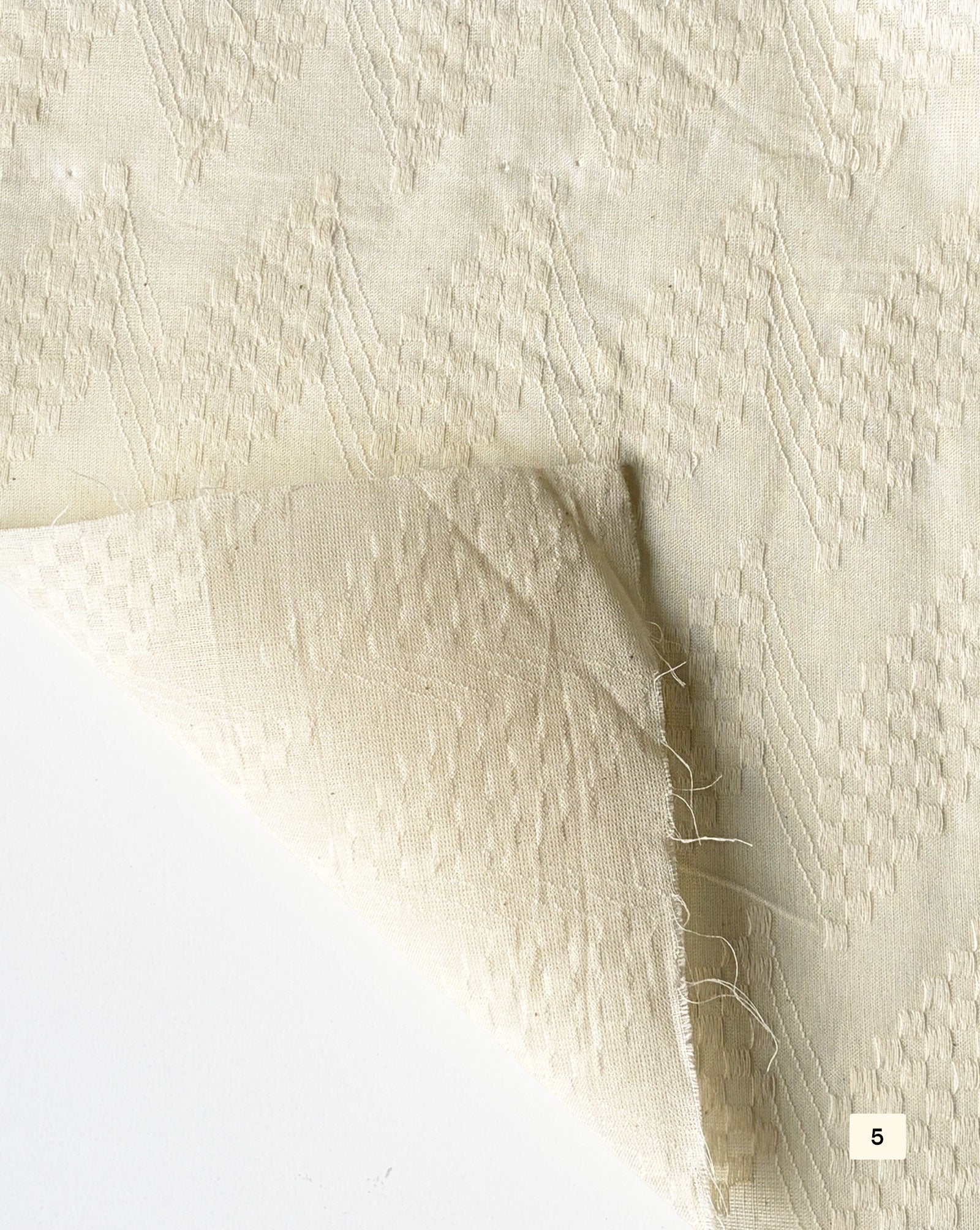 Greige Cotton Dobby fabric 48"