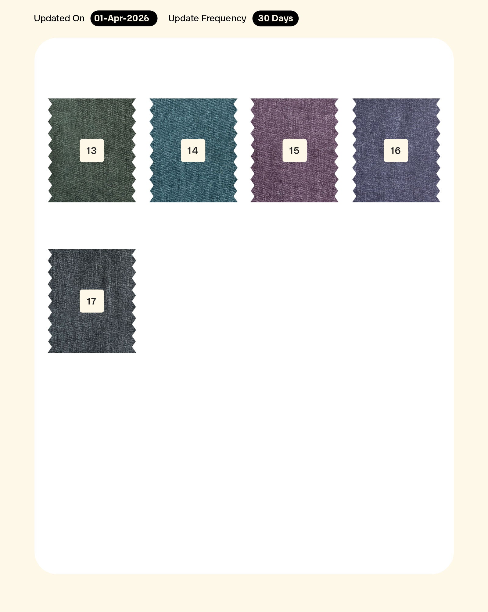 Cotton Tencel Poly Mill Dyed Fabric 58"