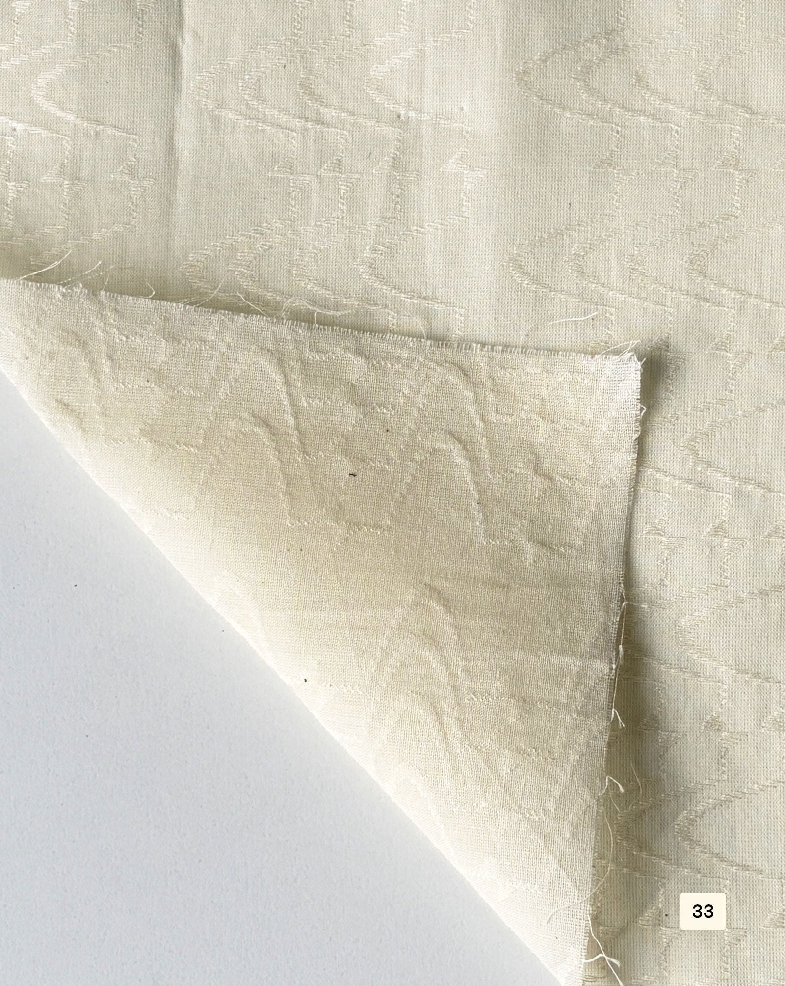 Greige Cotton Dobby fabric 48"