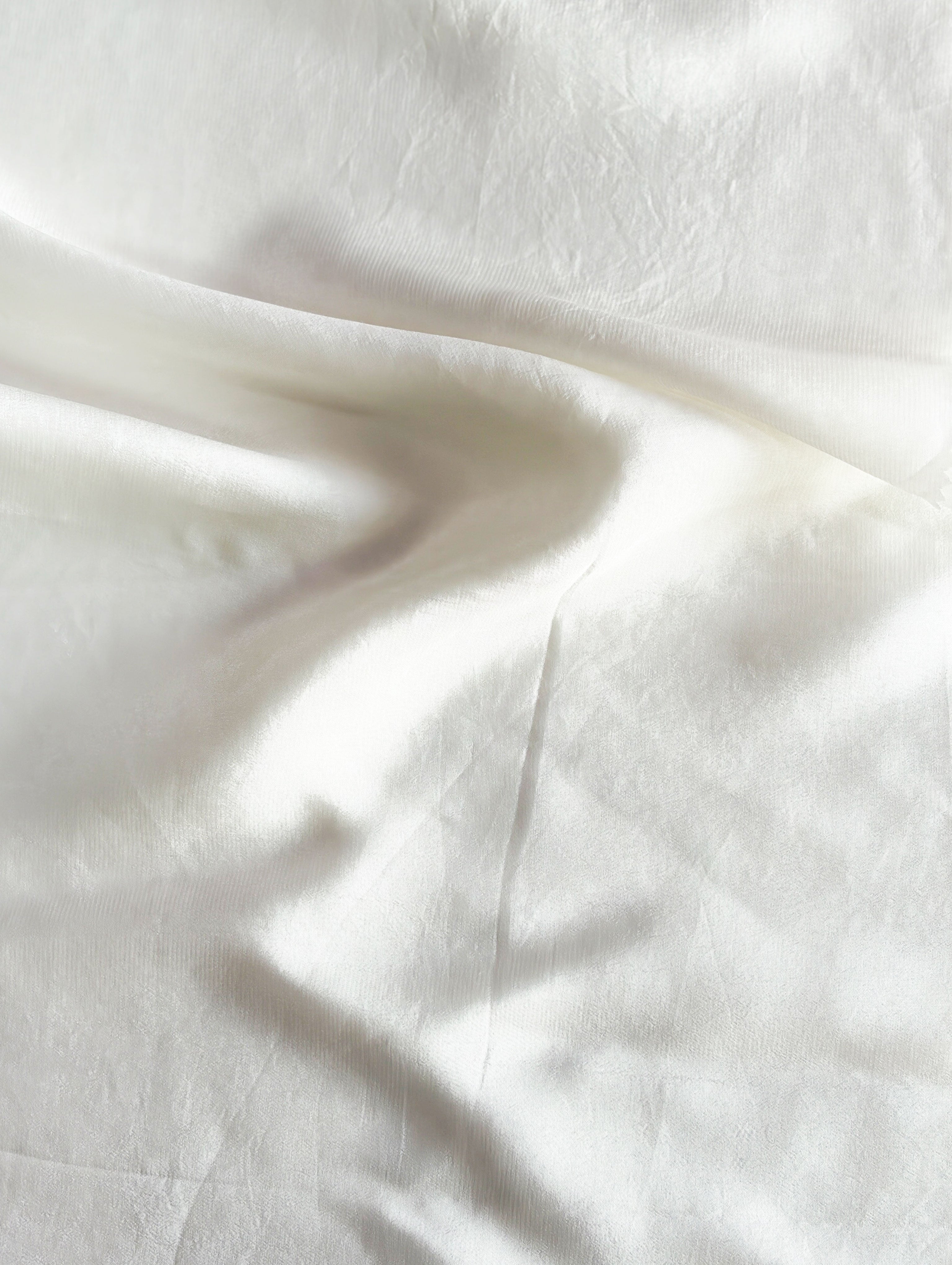 Viscose Bemberg Natural Crepe Fabric