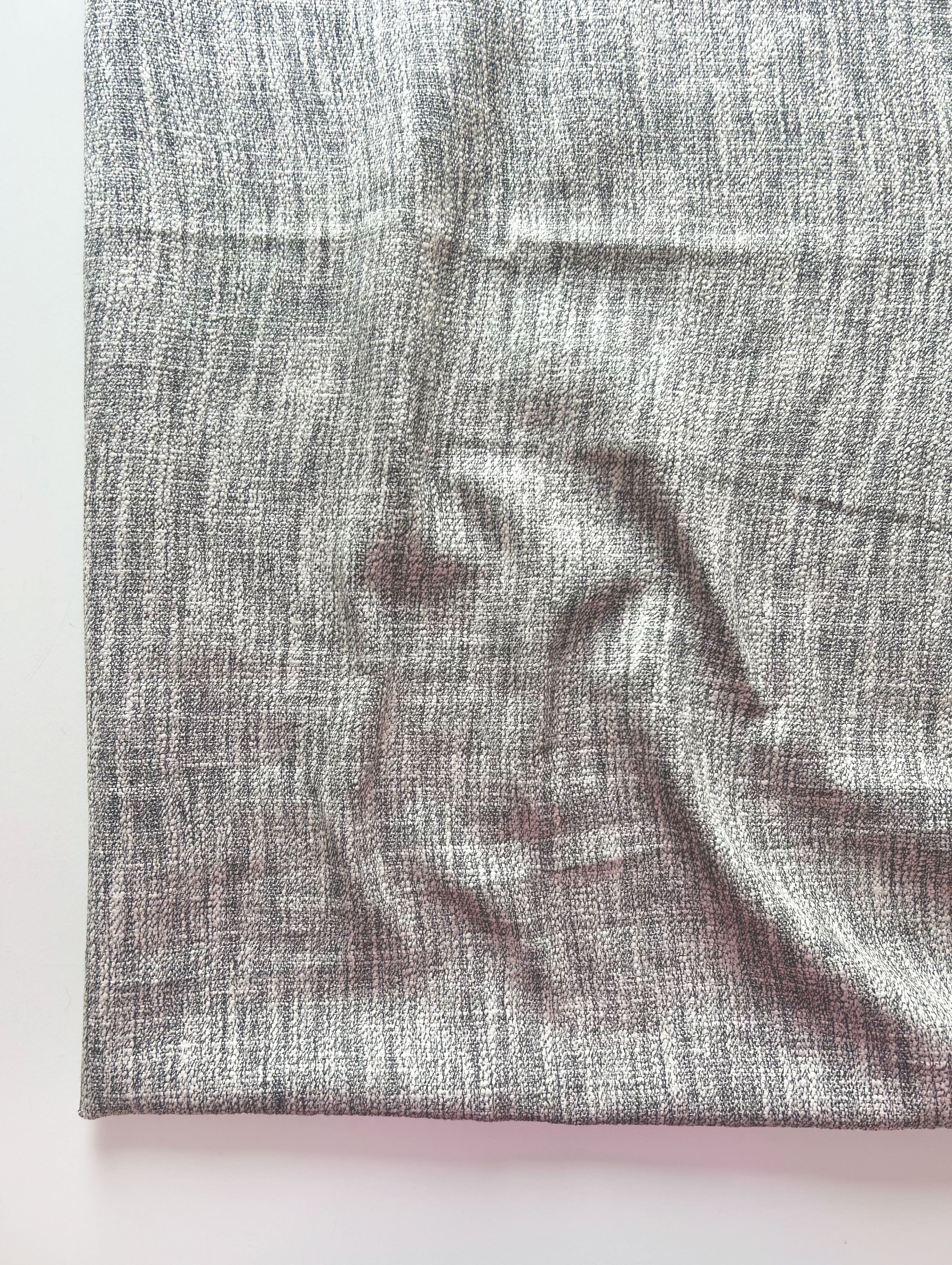 Black TNT Cotton Slub Yarn Dyed Fabric 56"