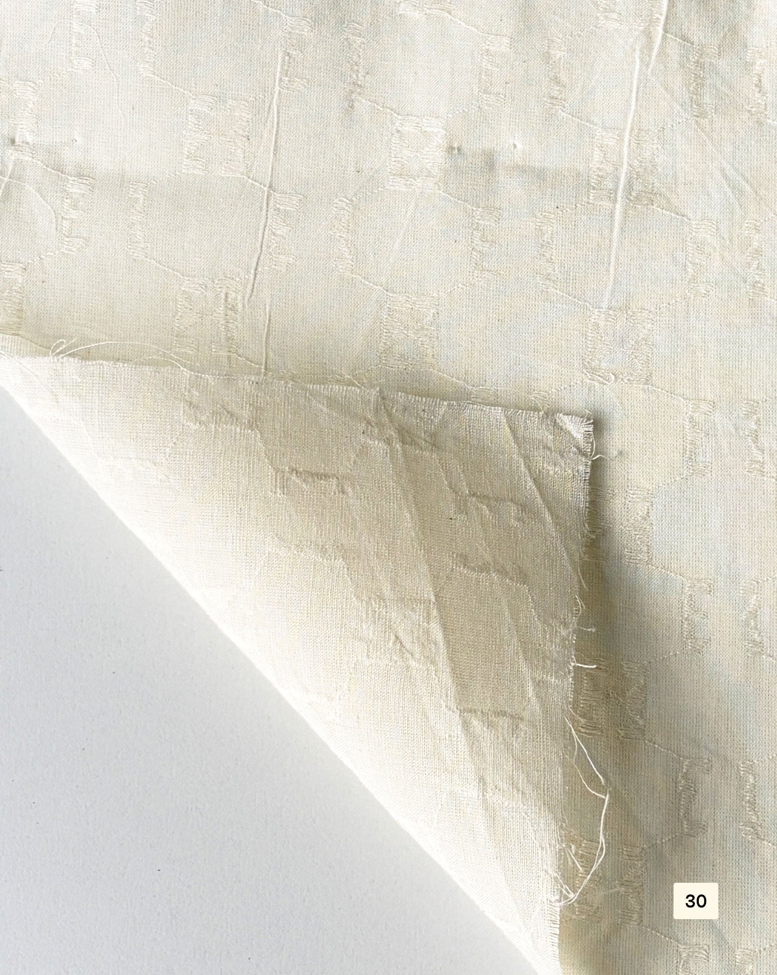 Greige Cotton Dobby fabric 48"