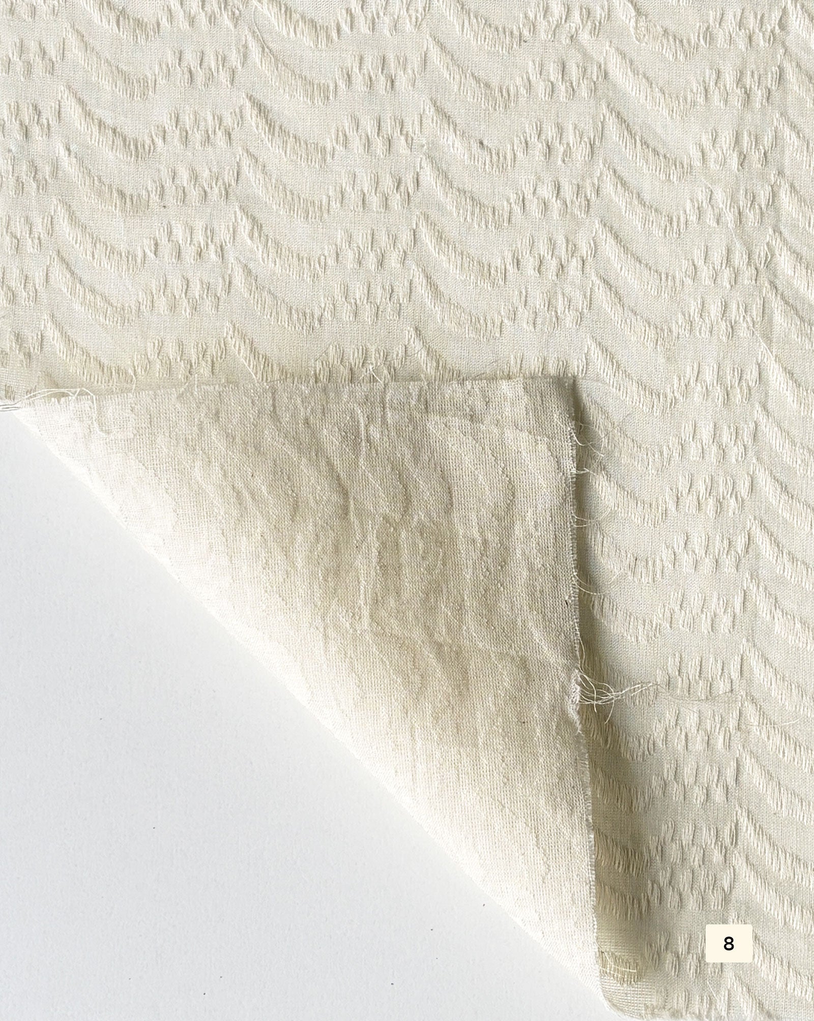 Greige Cotton Dobby fabric 48"
