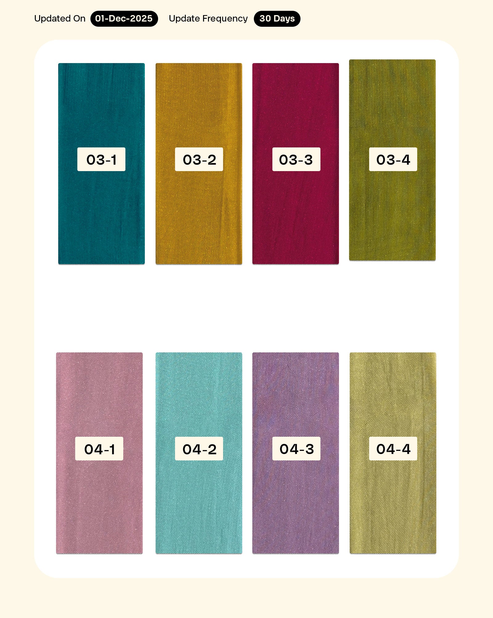 Viscose Organza Mill Dyed Fabric 5.5 kg