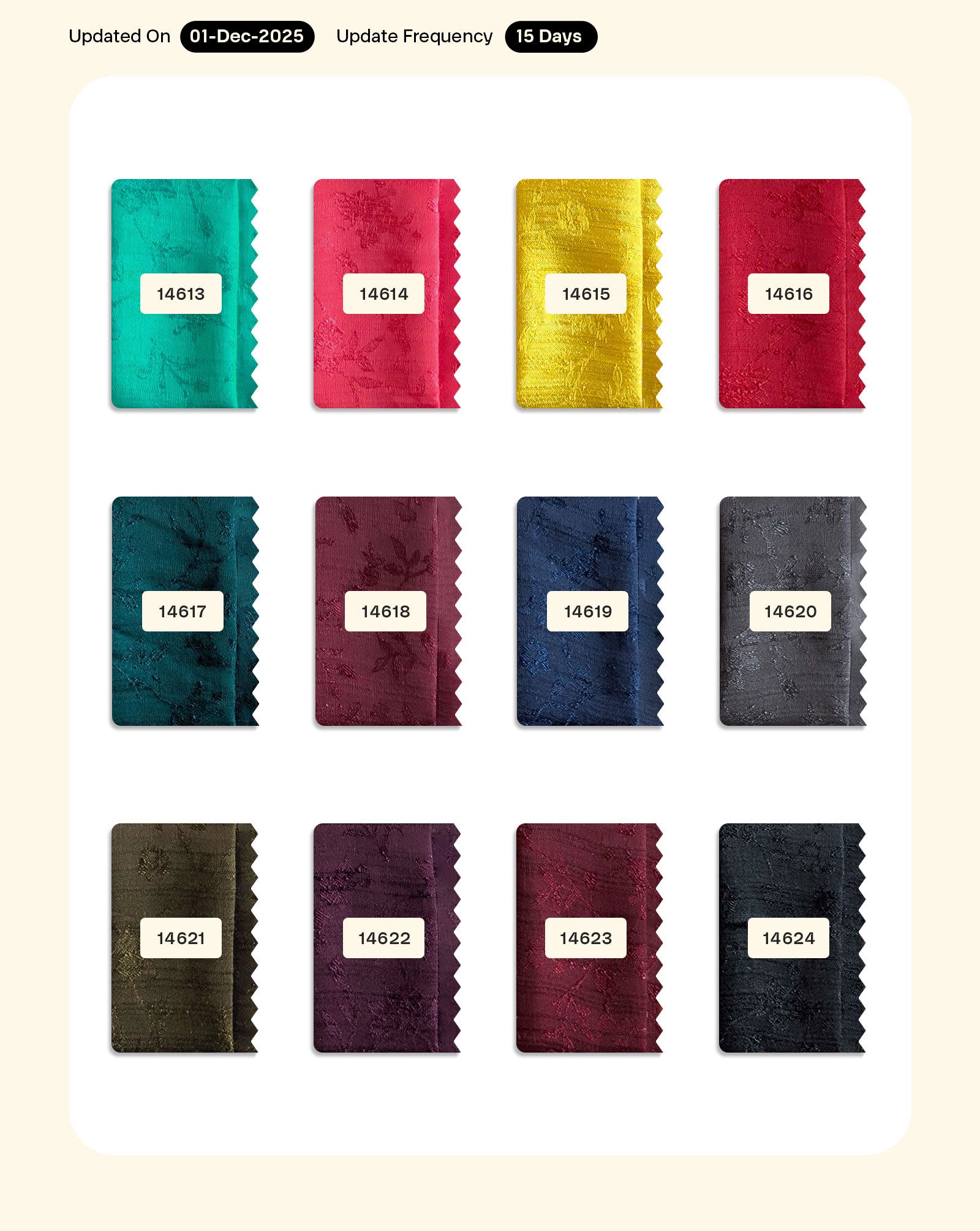 Poly Jacquard Fabric - 11.5 kg