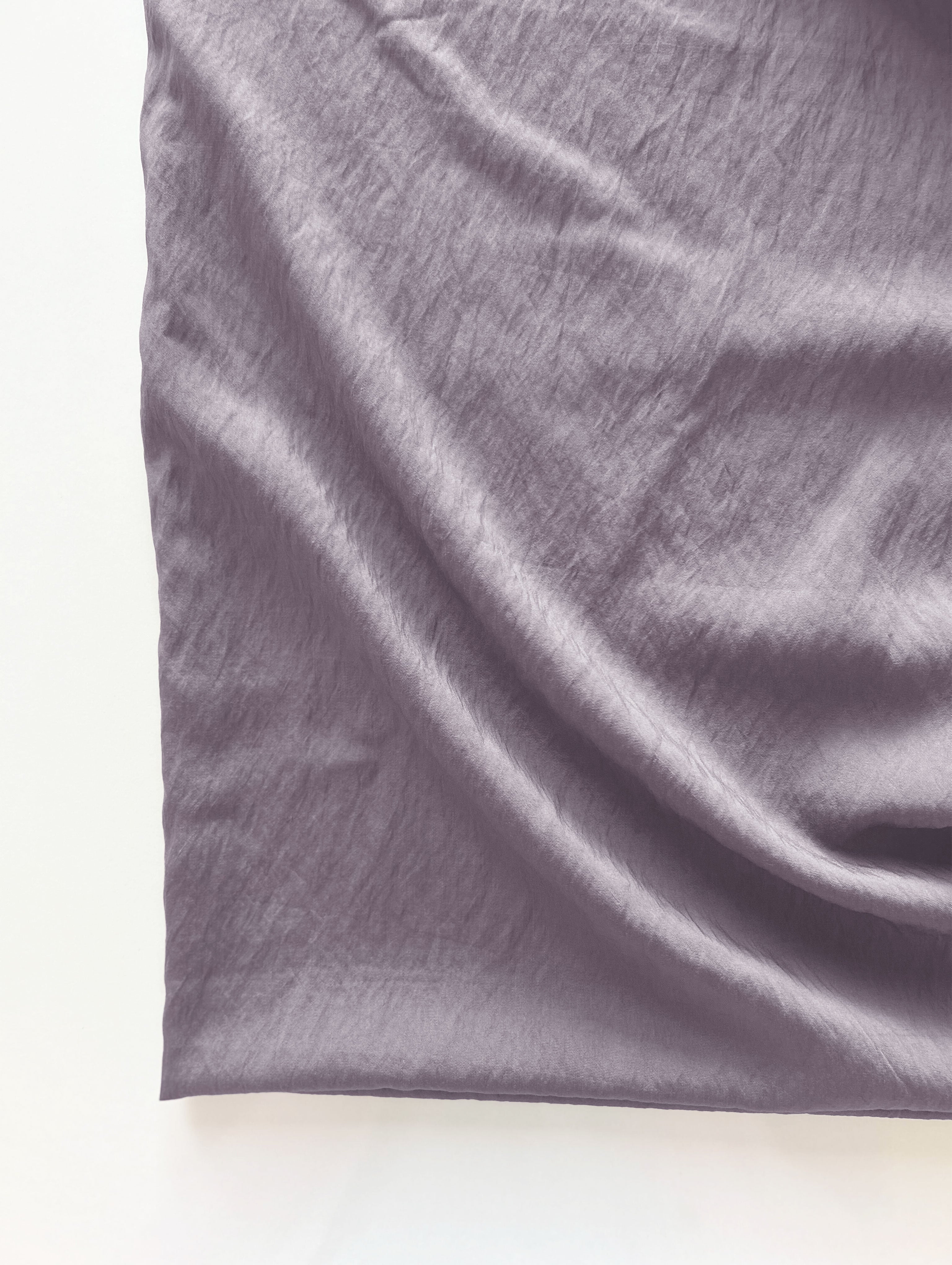 Grey 80% Viscose 20% Nylon Crushed Mill Dyed Fabric 56"