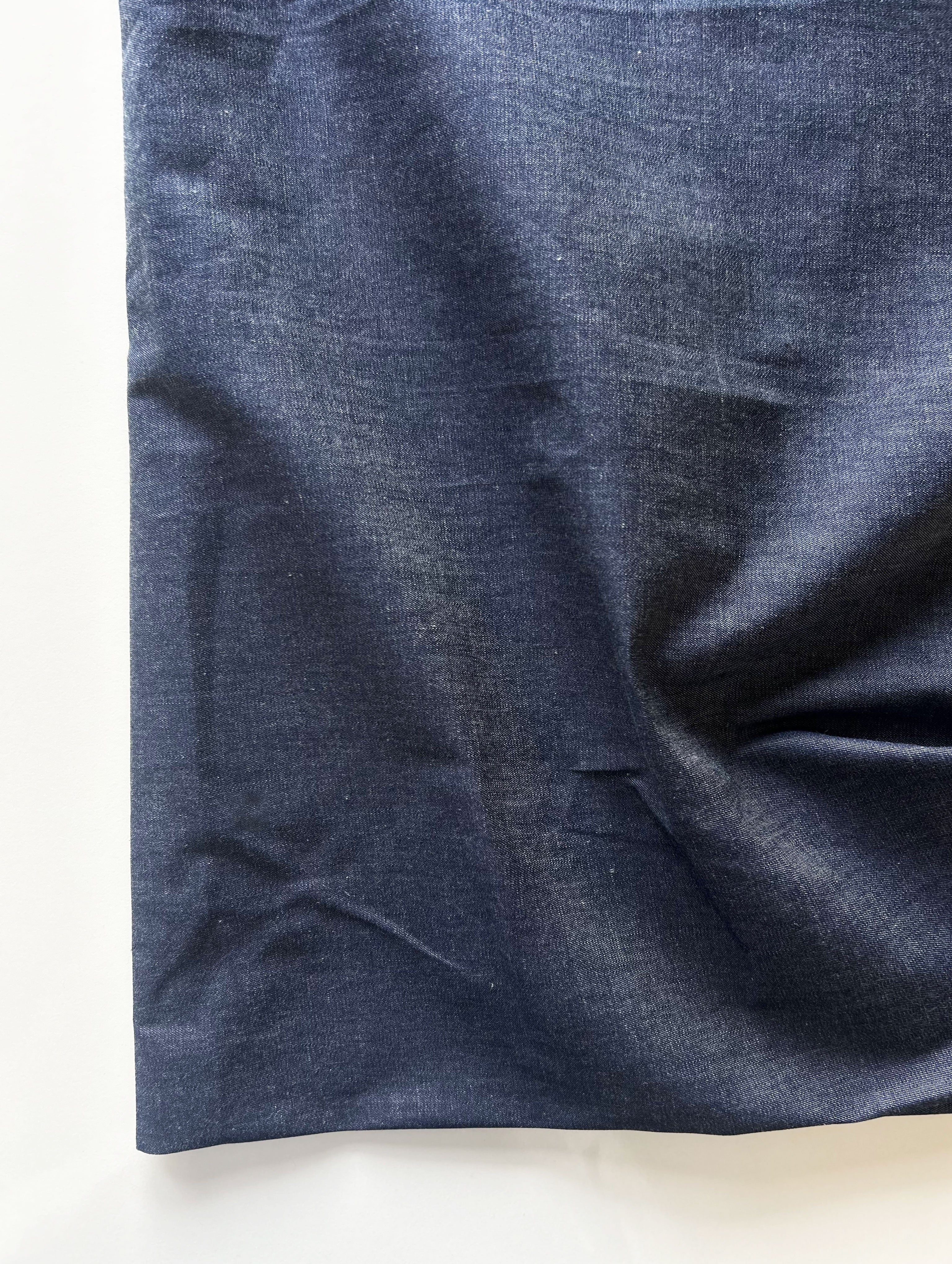 5.5 Ozs Indigo Cotton Denim Fabric 63"