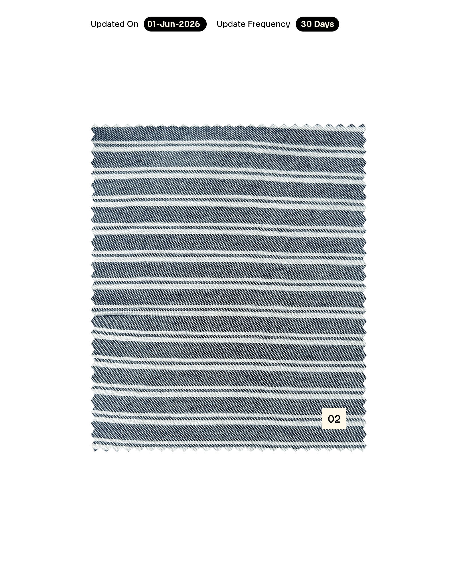 Modal Chambry Double Stripe Yarn Dyed Fabric 58"