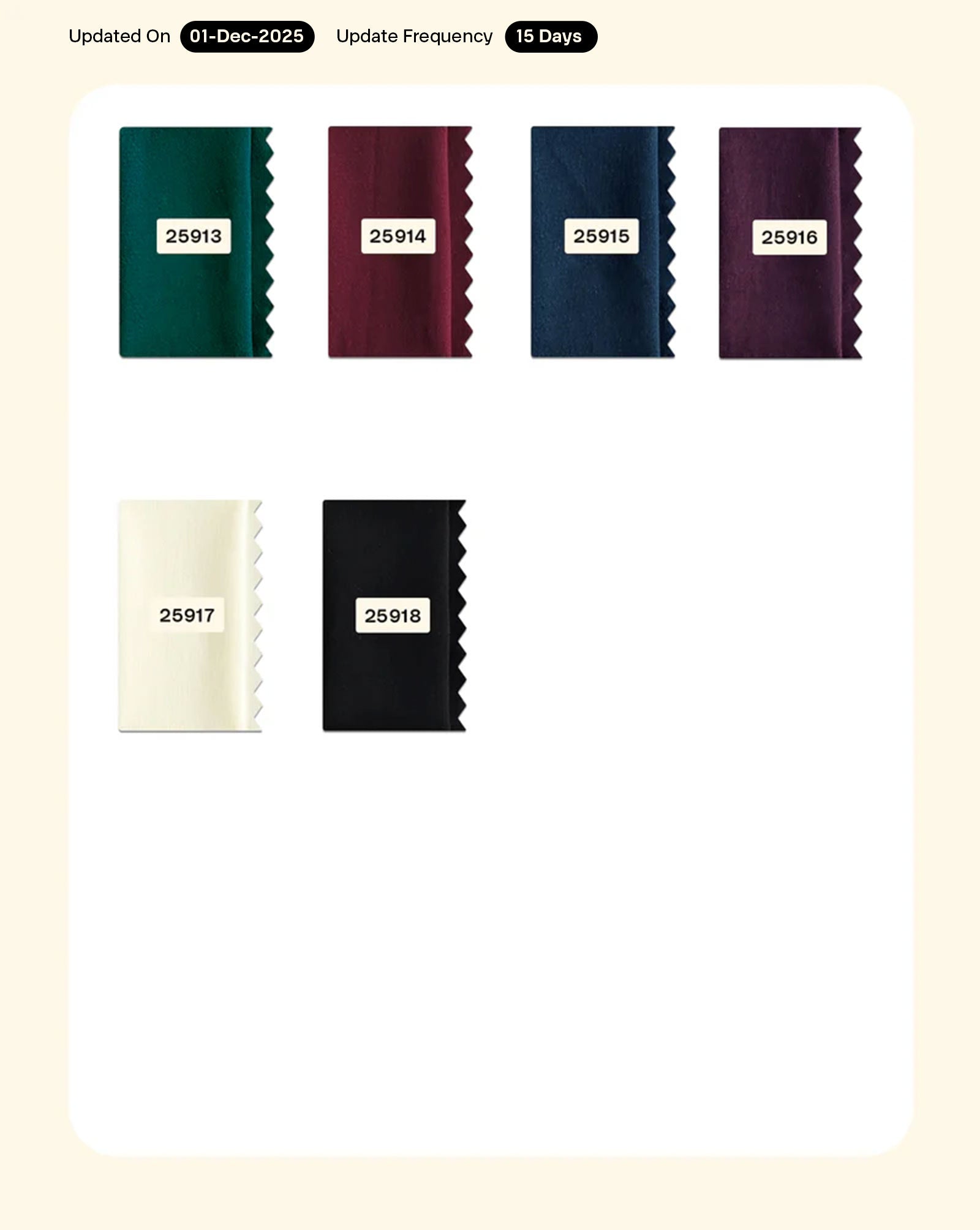 Poly Crepe Fabric 64" - 21 kg