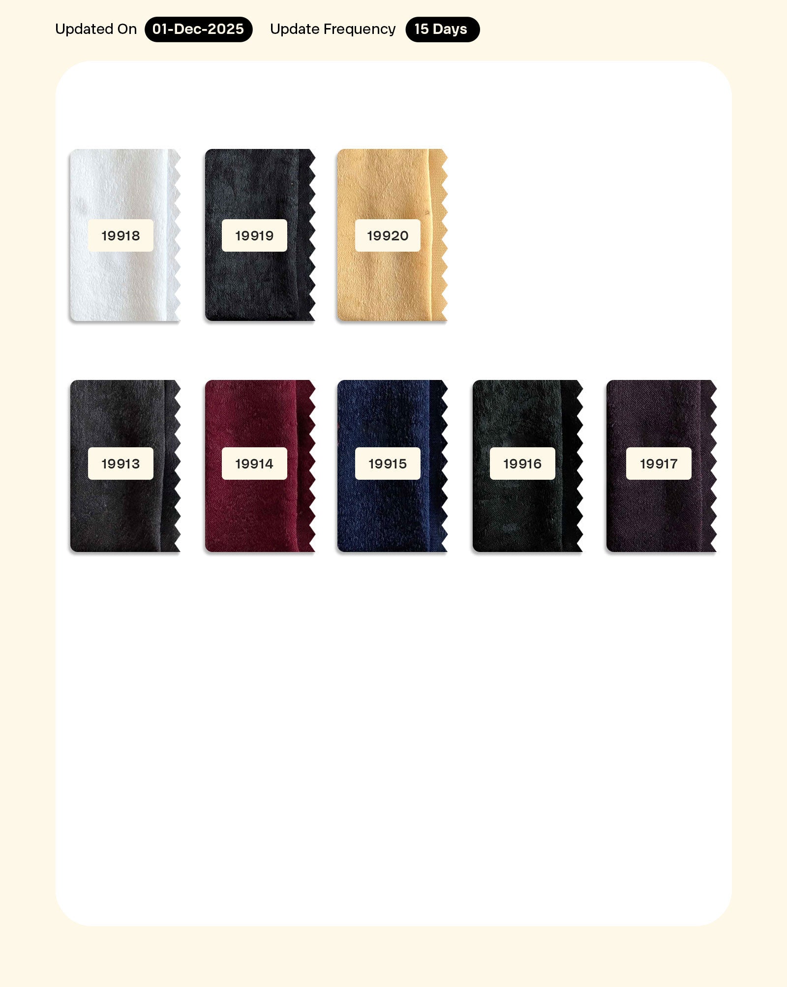 Poly Suede Fabric 46" - 10 kg