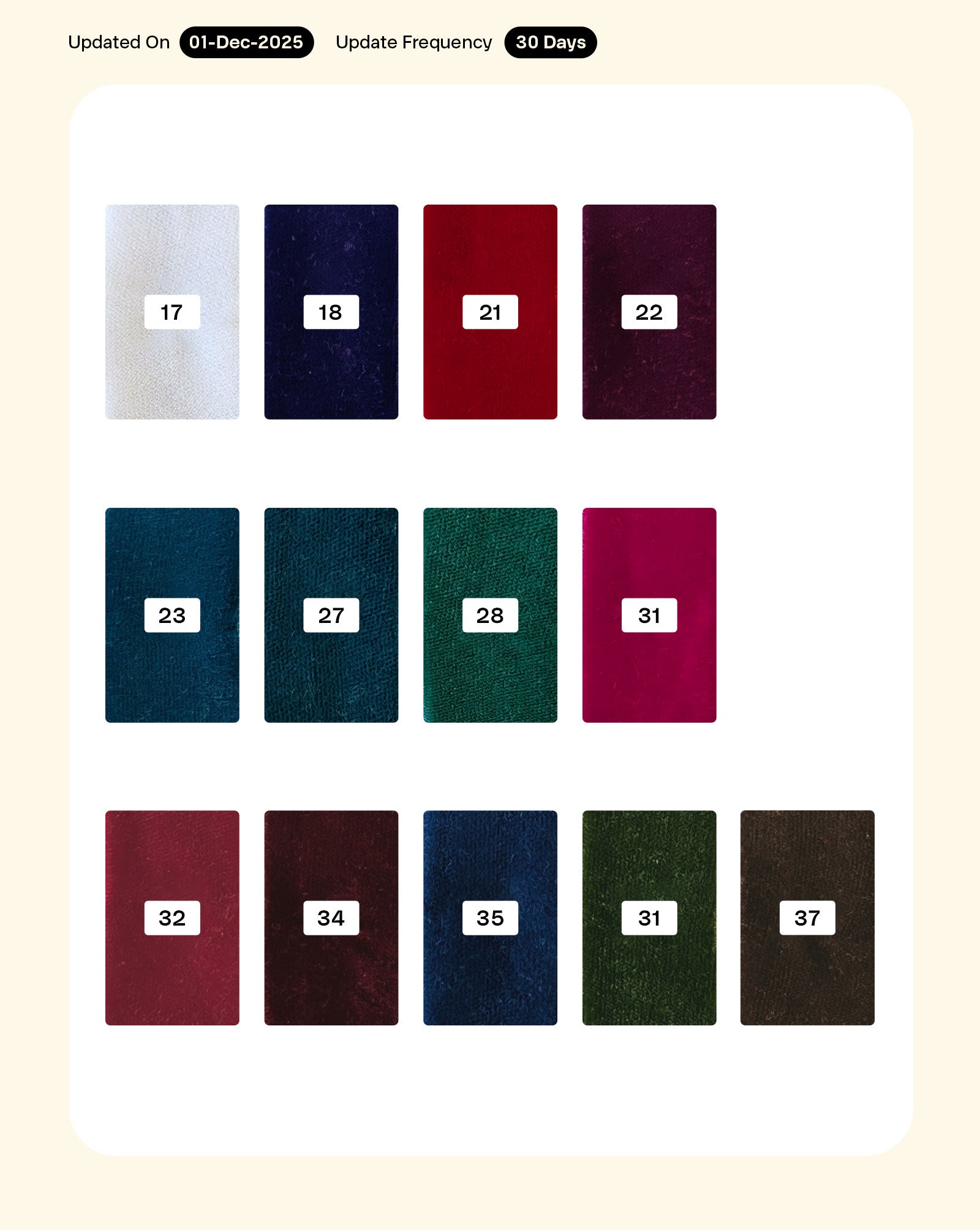 Micro Velvet 9000 Mill Dyed Fabric