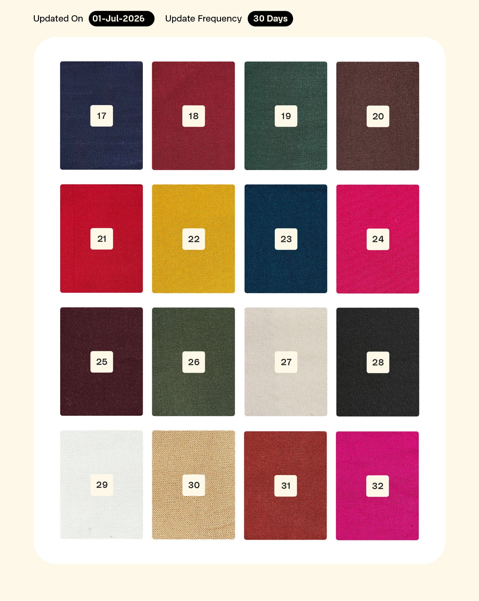 30s Liva Heavy Rayon Plain Mill Dyed Fabric 58" - 21 kg