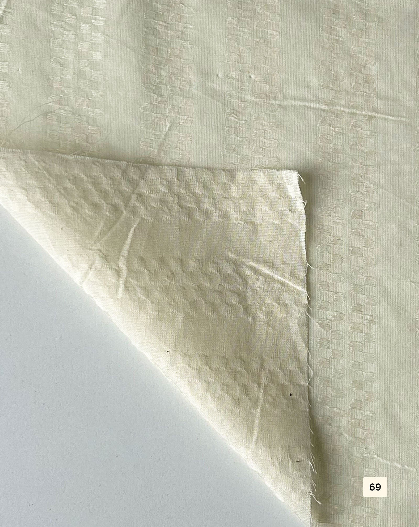 Greige Cotton Dobby fabric 48"